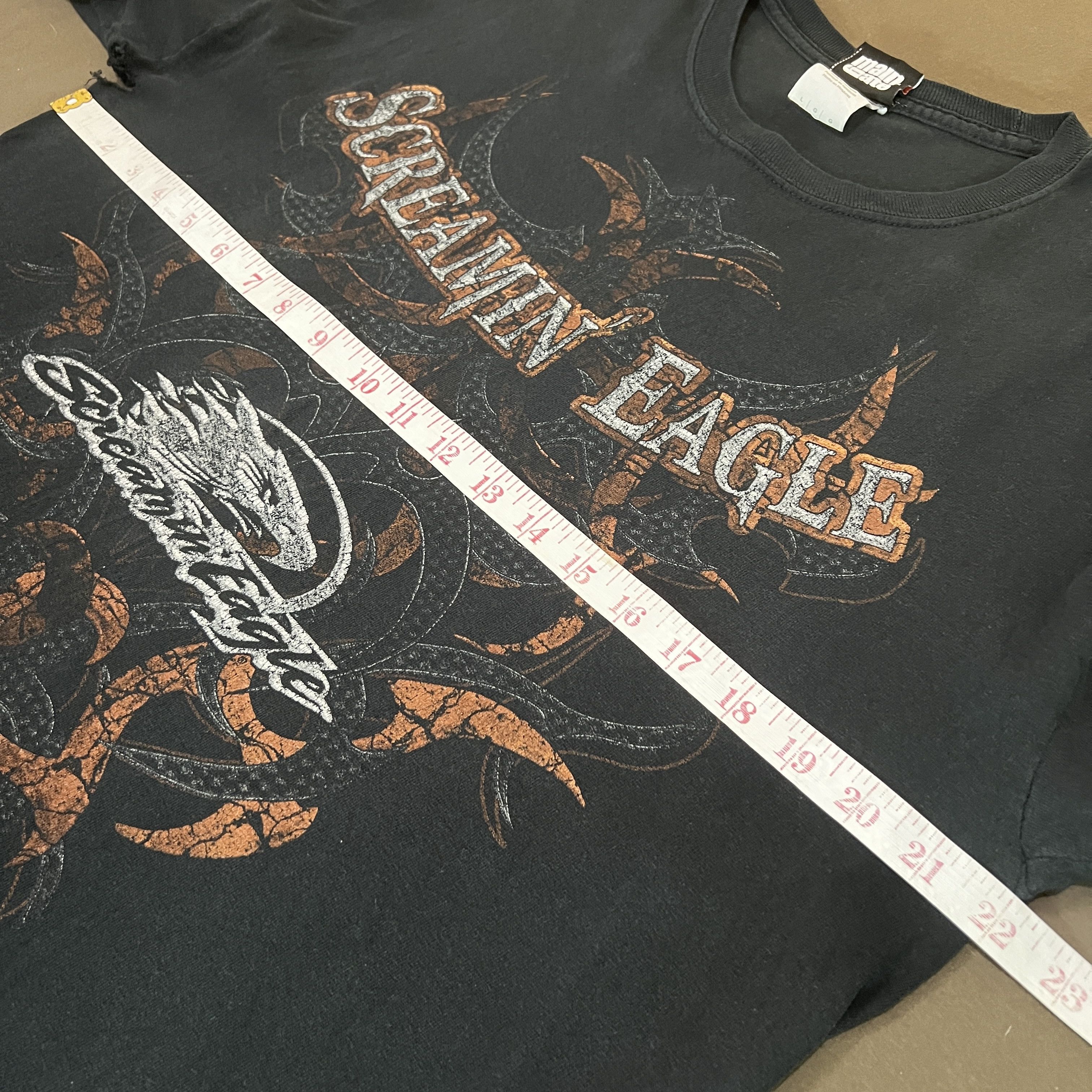 Harley Davidson Vintage Y2K Screaming Eagle Harley Davidson Tee Faded Size US L / EU 52-54 / 3 - 14 Thumbnail