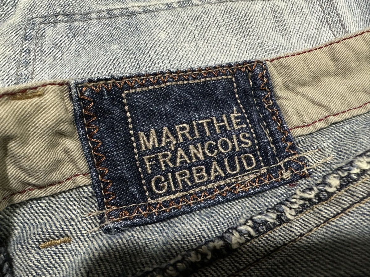 Marithe + Francois Girbaud 🔥Y2K Marithe Francois Girbaud Baggy Flared Denim Distressed Size US 32 / EU 48 - 13 Thumbnail
