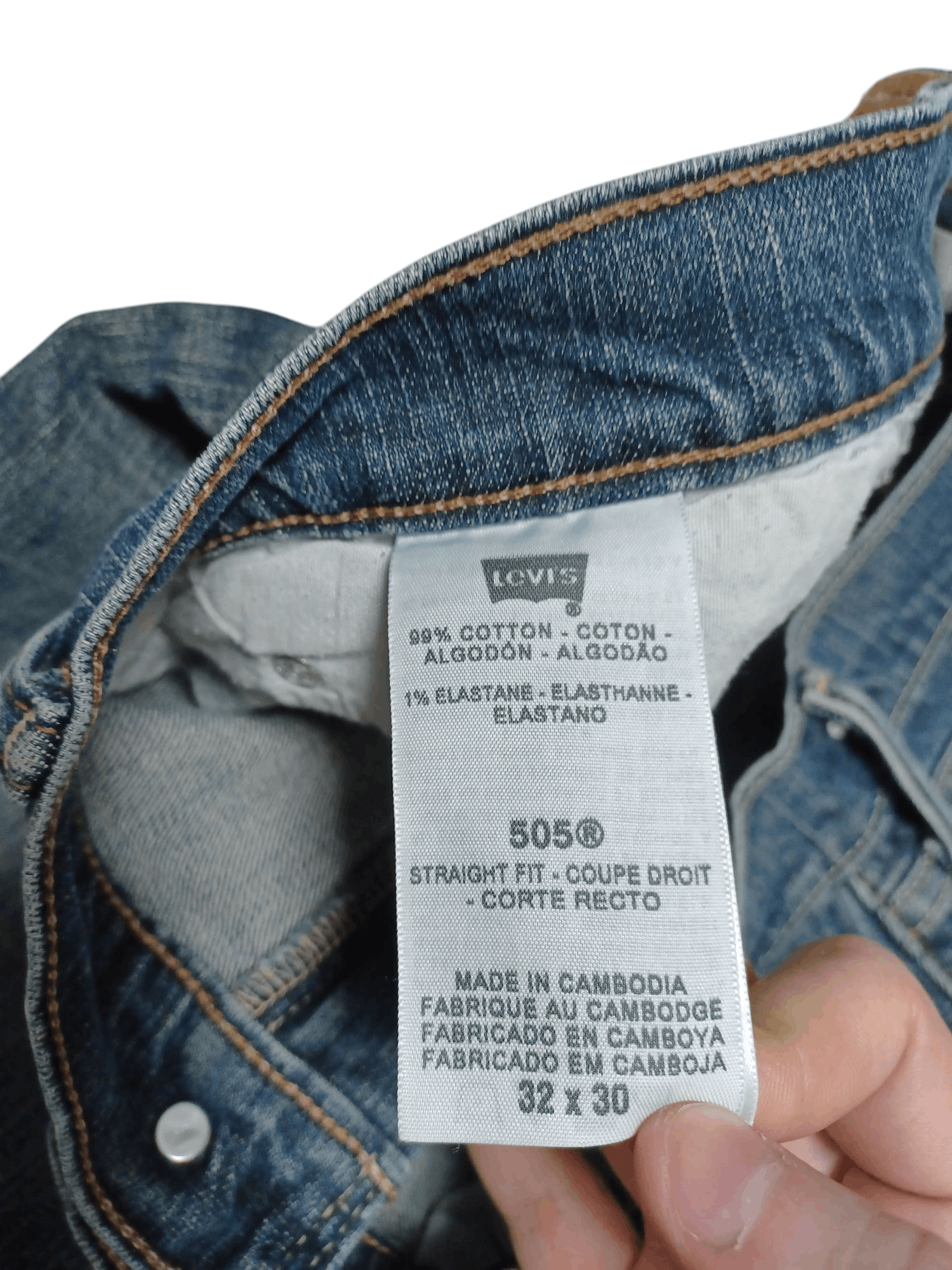 Levi's Vintage Clothing LEVIS 505 STRAIGHT VINTAGE W32 L30 JEANS DENIM Size US 32 / EU 48 - 5 Thumbnail