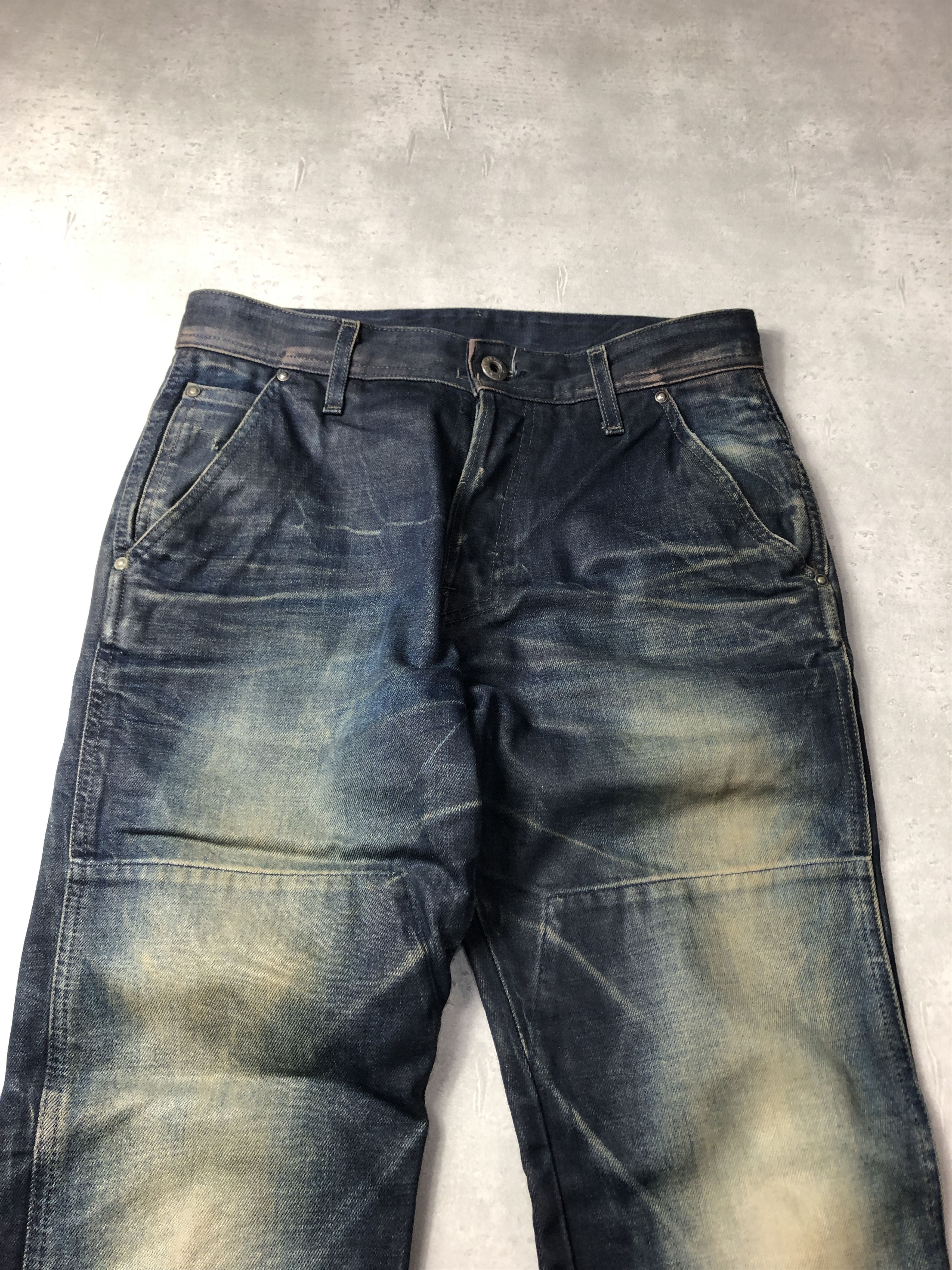 G-Star G - Star knee patch denim pants 29414 880 64 Size US 28 / EU 44 - 6 Thumbnail