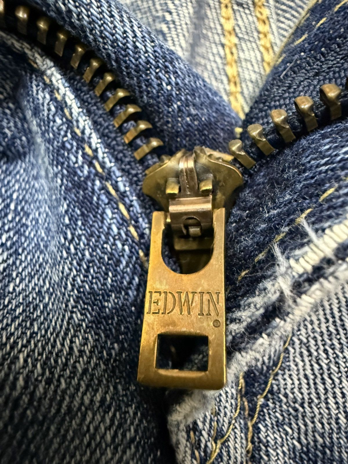 Edwin Vintage Edwin 505XX Orange Tag Cropped Cut Distressed Denim Size US 28 / EU 44 - 13 Thumbnail
