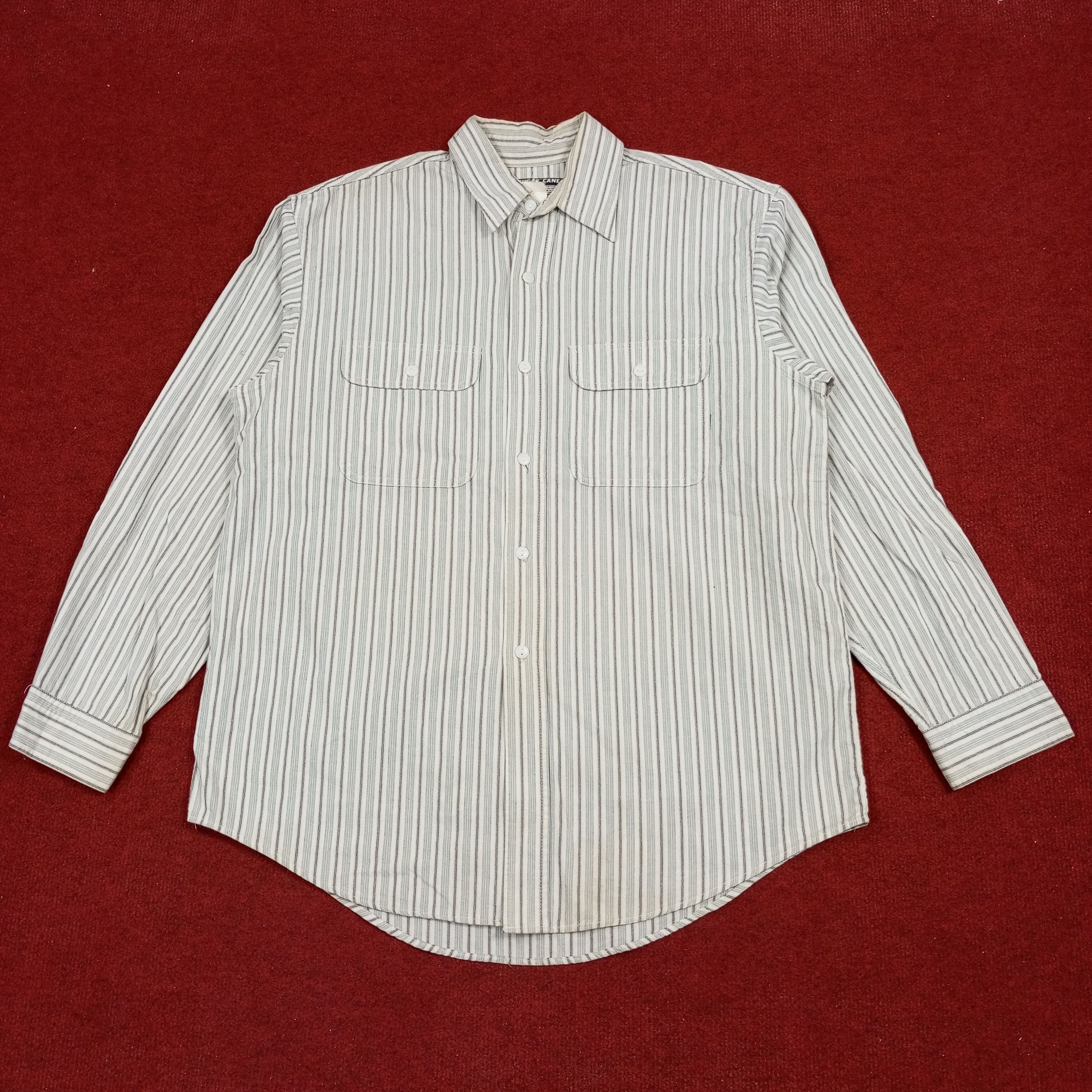 Japanese Brand × Sugar Cane × Vintage Sugar Cane Japanese Brand Shirt Size US XL / EU 56 / 4 - 1 Thumbnail