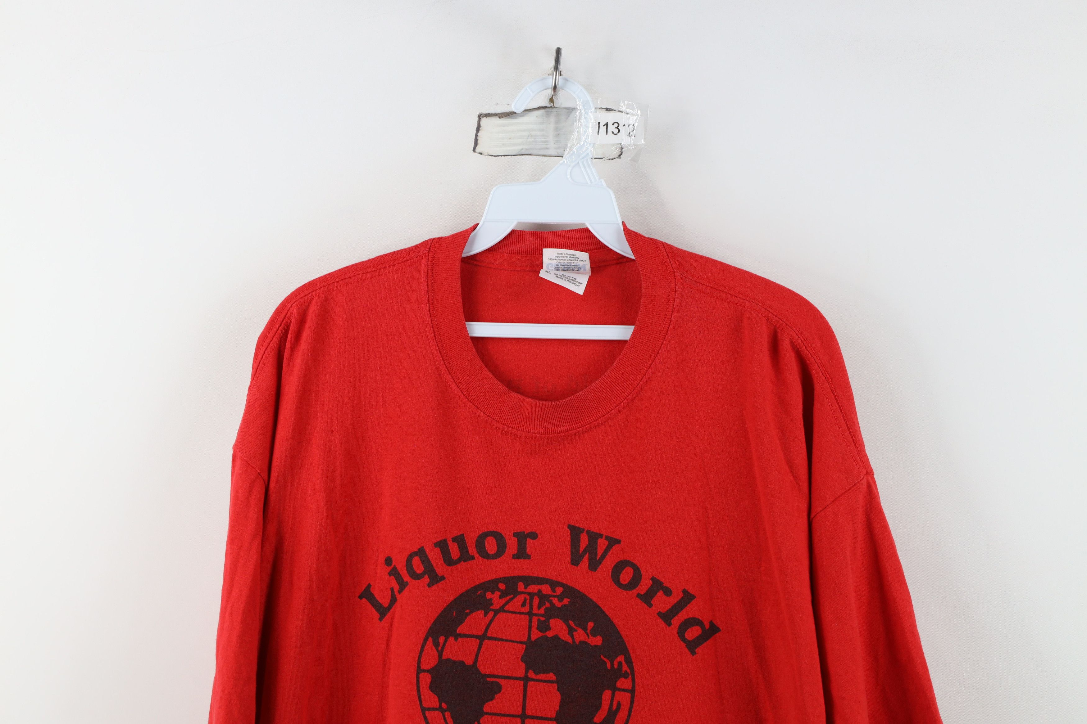 Vintage Vintage Y2K Streetwear World Bardstown Kentucky T-Shirt Red Size US XL / EU 56 / 4 - 2 Thumbnail