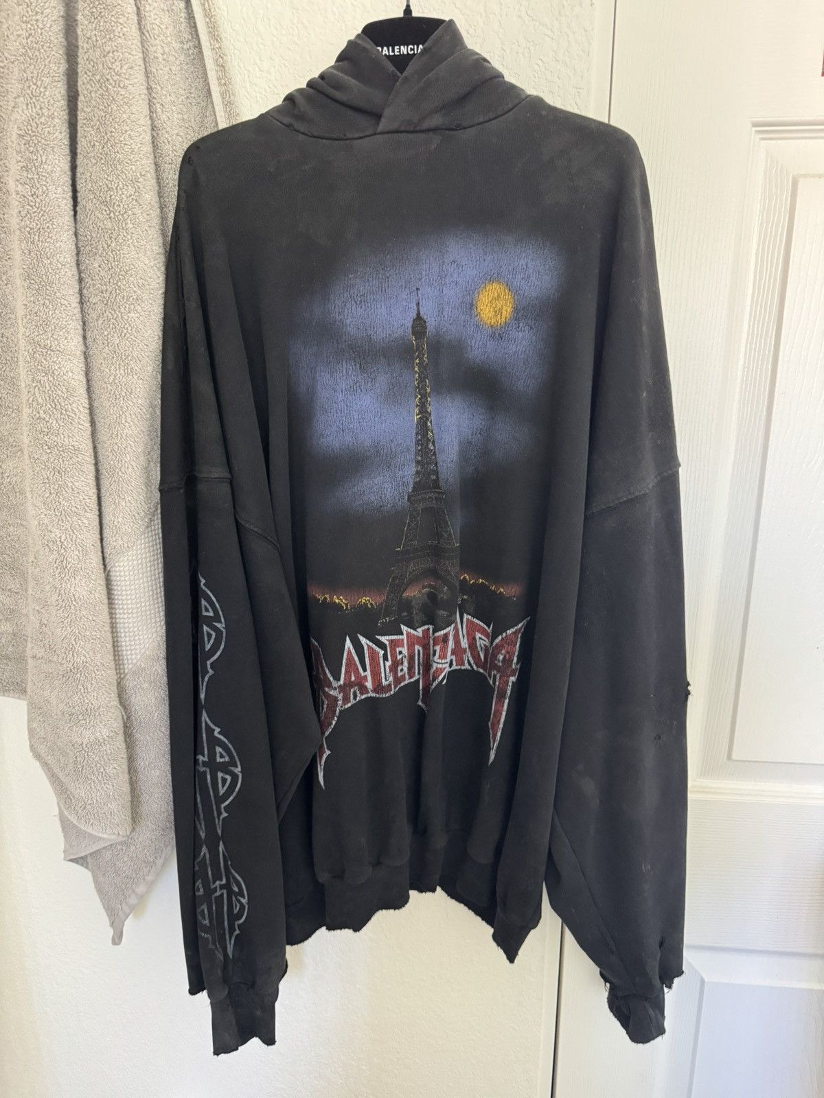 Balenciaga Moon Paris Hoodie | Grailed