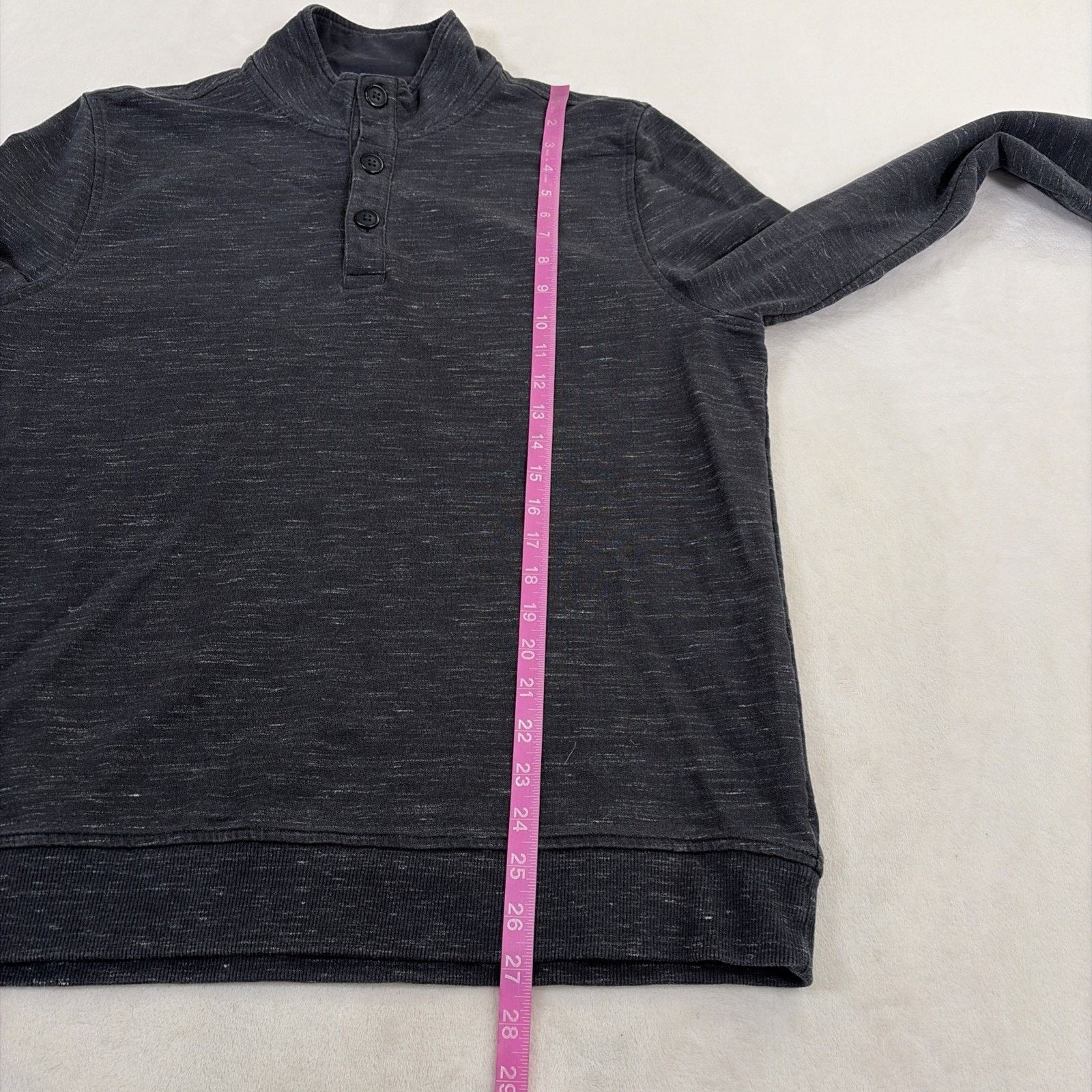 UNTUCKit UNTUCKit 1/4 Button Knit Pullover Sweater Men’s Size XL Gray Size US XL / EU 56 / 4 - 5 Thumbnail