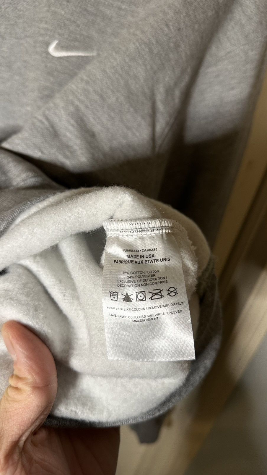 Nike Made In the USA Crew Sweatshirt CQ4004-063 Size US M / EU 48-50 / 2 - 6 Thumbnail