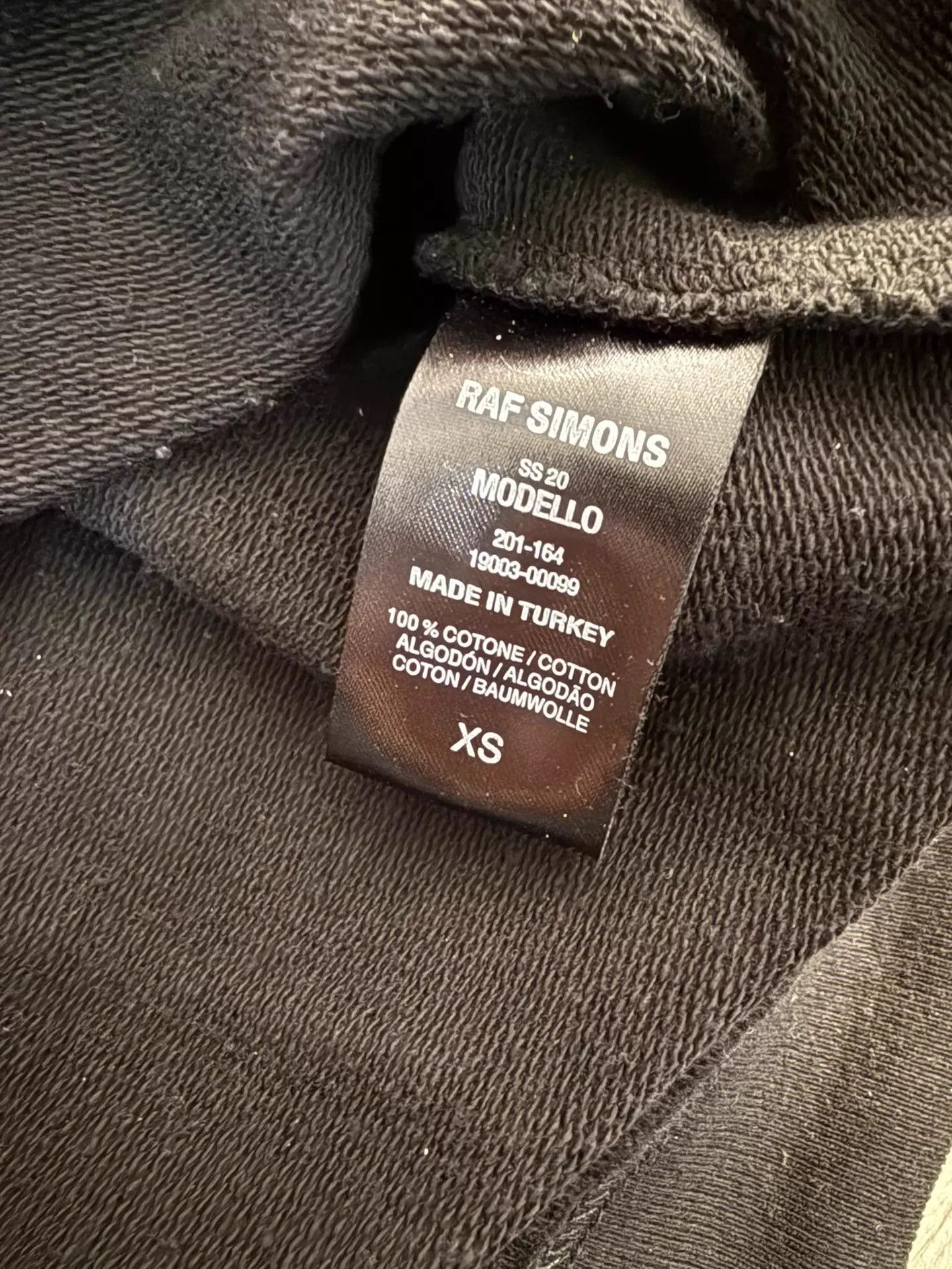 Raf Simons Raf Simons SS20 Patch Hoodie XS (Oversized) Size US XS / EU 42 / 0 - 2 Thumbnail