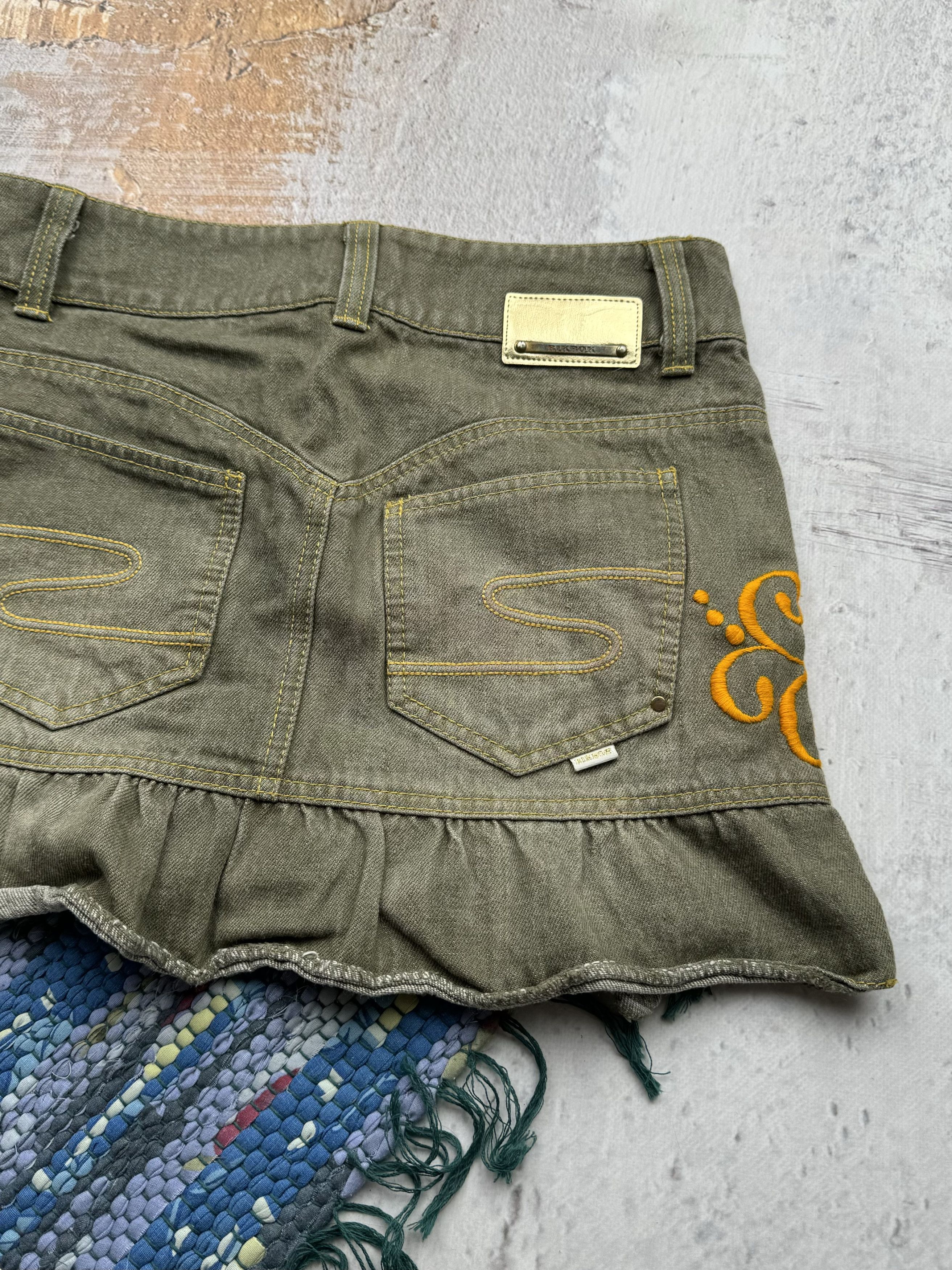 Japanese Brand Vintage Mini Skirt A132D15(157) Size 29" - 6 Thumbnail