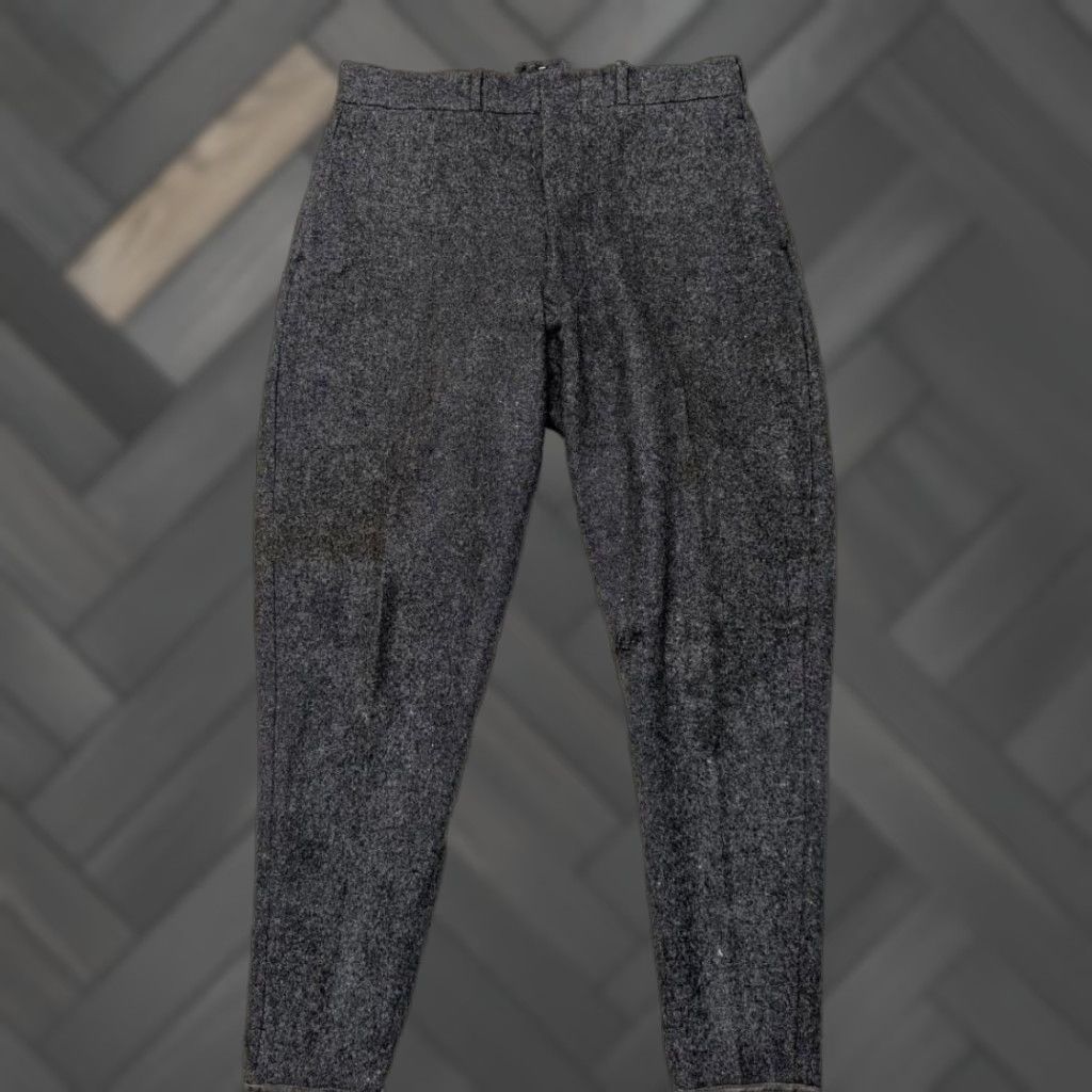 Vintage VINTAGE L.L. Bean PANTS Men 36x30 Wool Charcoal Gray Hunting tapered Size US 36 / EU 52 - 1 Thumbnail