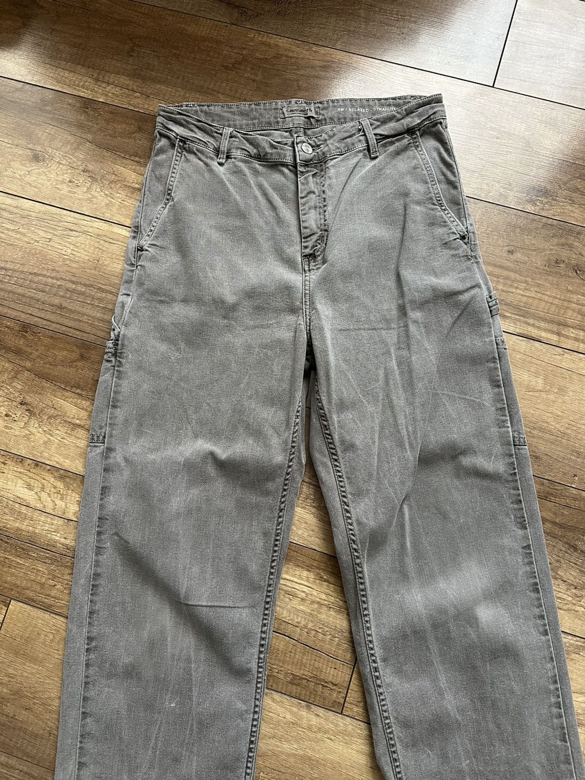 Carhartt Carhartt Pierce Straight Carpenter Denim Pants Vintage Size US 27 - 8 Thumbnail
