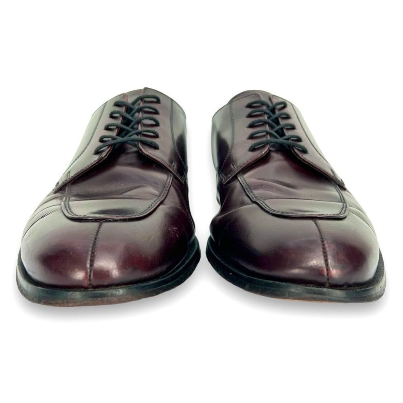 Cole Haan Cole Haan Carter Burgundy Brown Split Toe Derby Oxford Size US 13 / EU 46 - 3 Thumbnail