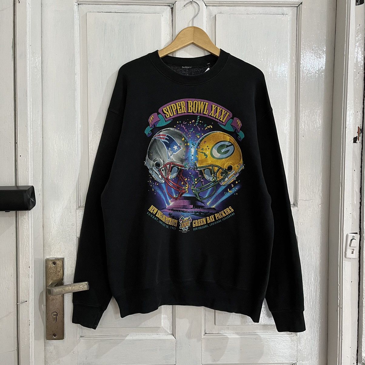 NFL Super Bowl XXXXI 90's Sweatshirt tag Cut Size US L / EU 52-54 / 3 - 1 Thumbnail