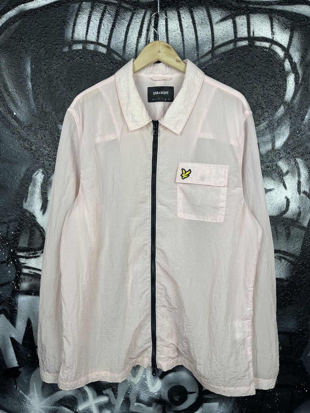 Lyle & Scott Lyle&Scott Casual Full Zip Pink Overshot Jacket Size XL Size US XL / EU 56 / 4 - 1 Thumbnail
