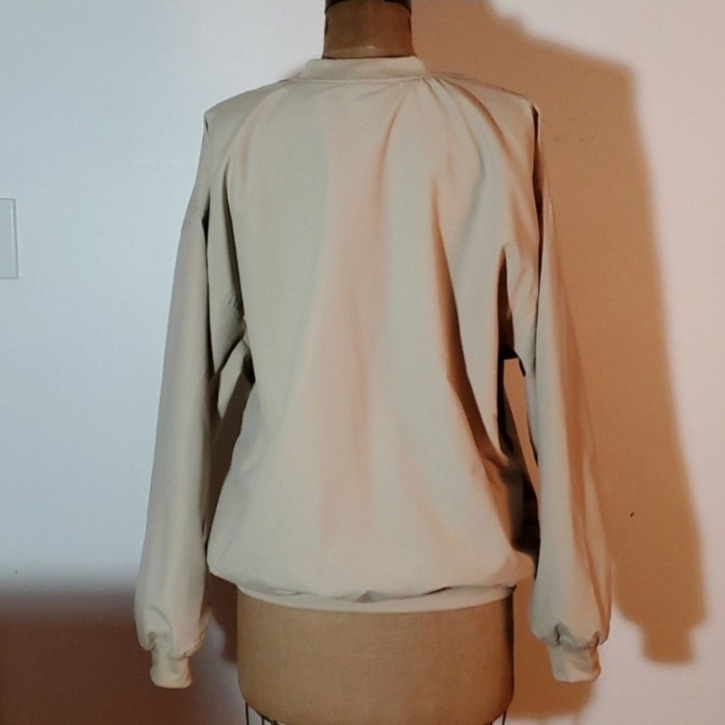 Other Badger Sport Size M Windshirt Tan Beige Pullover V Neck Long Size US M / EU 48-50 / 2 - 5 Thumbnail