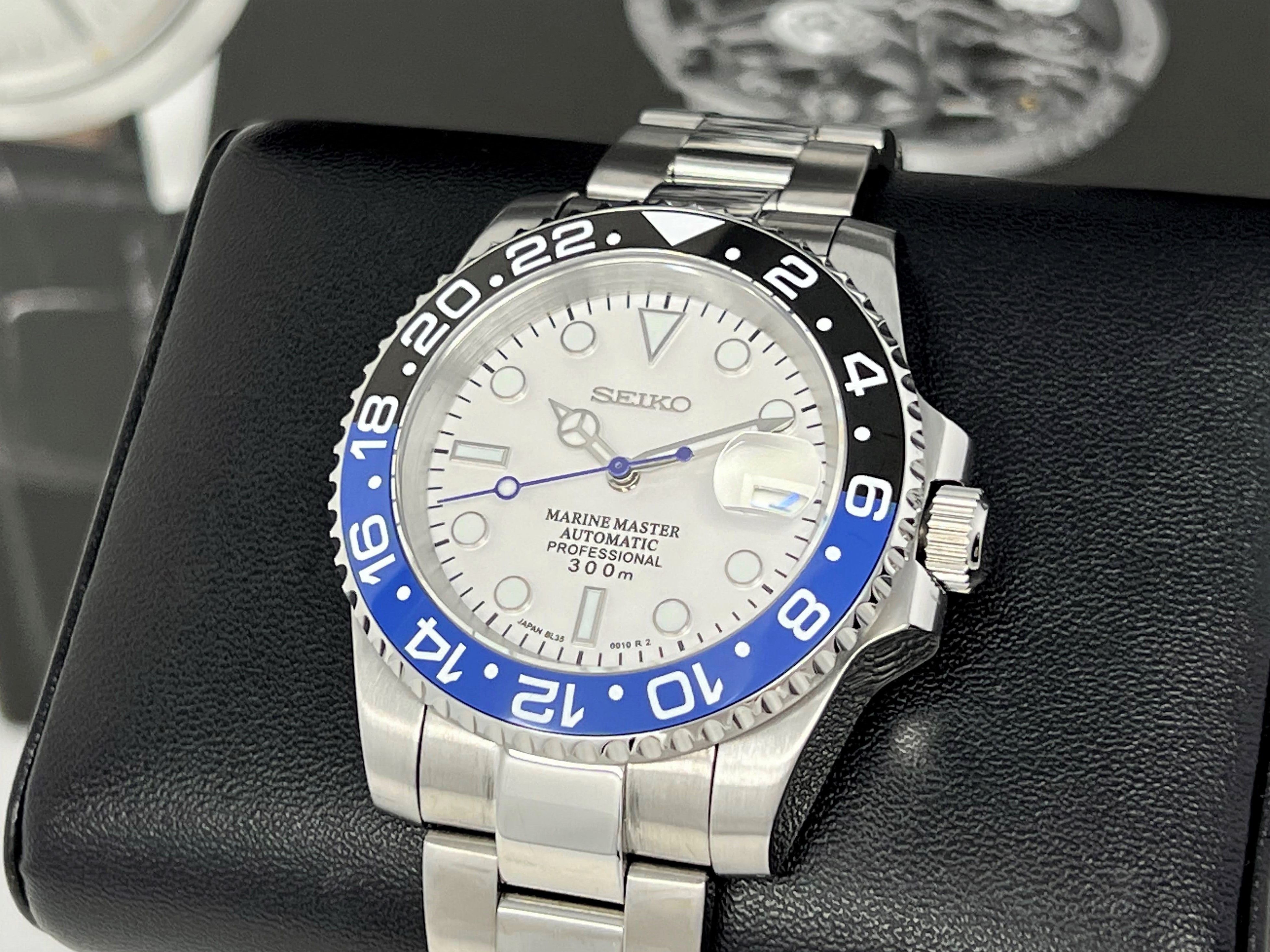 Custom Rare White Batman Stainless Steel - Automatic - Seiko Mod | Grailed