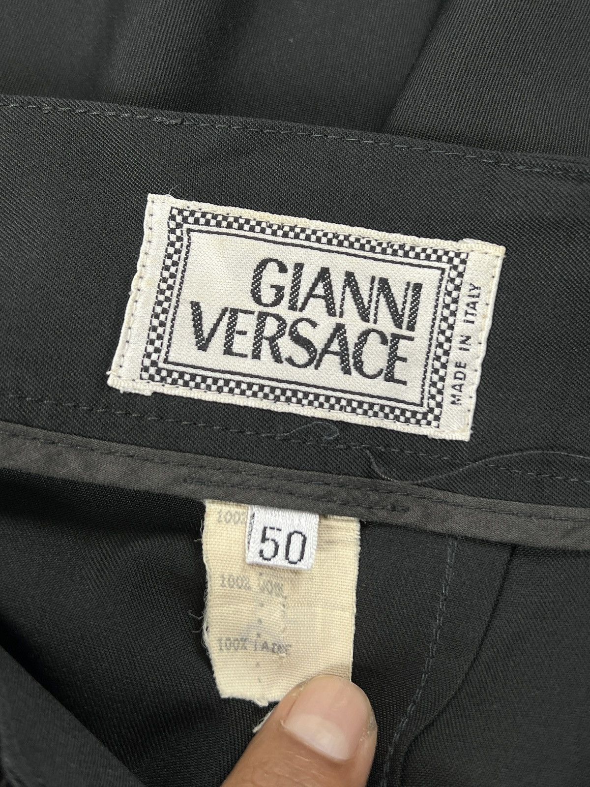 Versace Vintage Gianni Versace Wool Balloon Pants Size US 34 / EU 50 - 11 Thumbnail