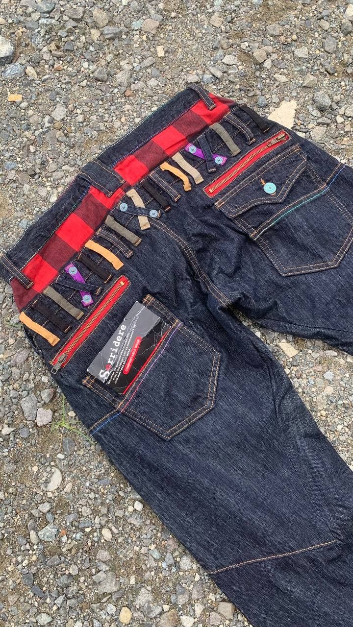 Japanese Brand Sorridere Great double waisted jeans Size US 33 - 10 Thumbnail