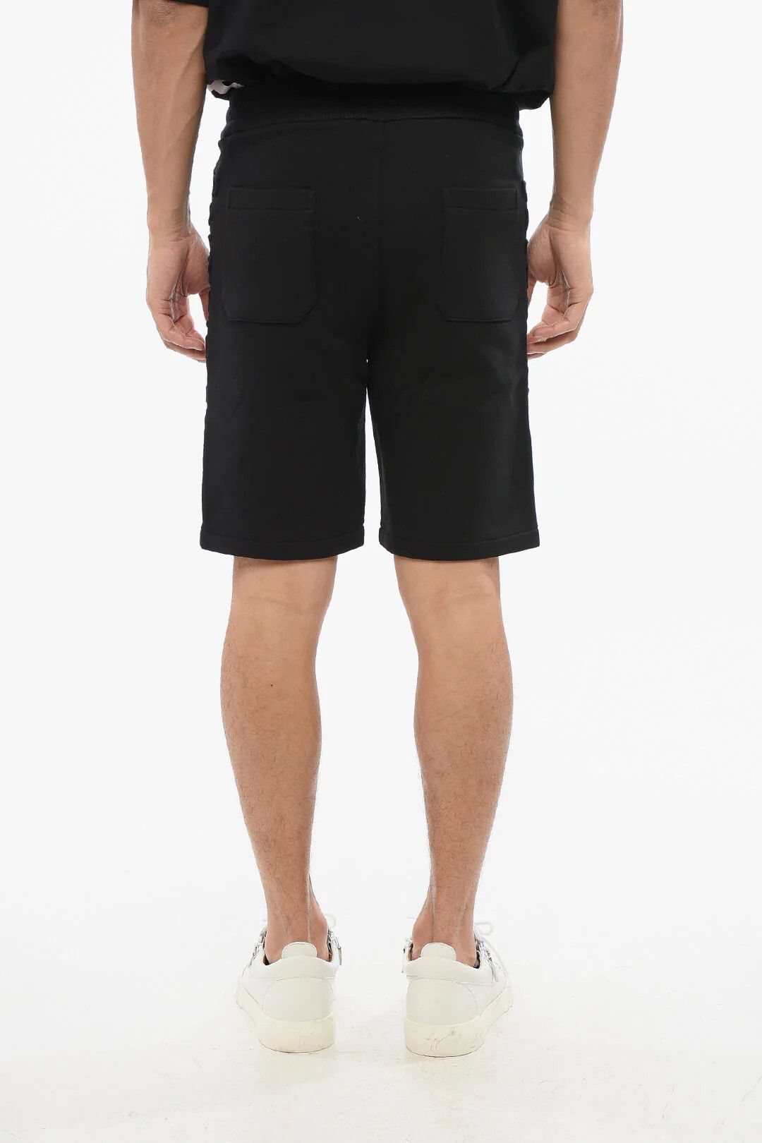 Balmain og1mm0326 Jersey Short in Black Size US 30 / EU 46 - 2 Thumbnail