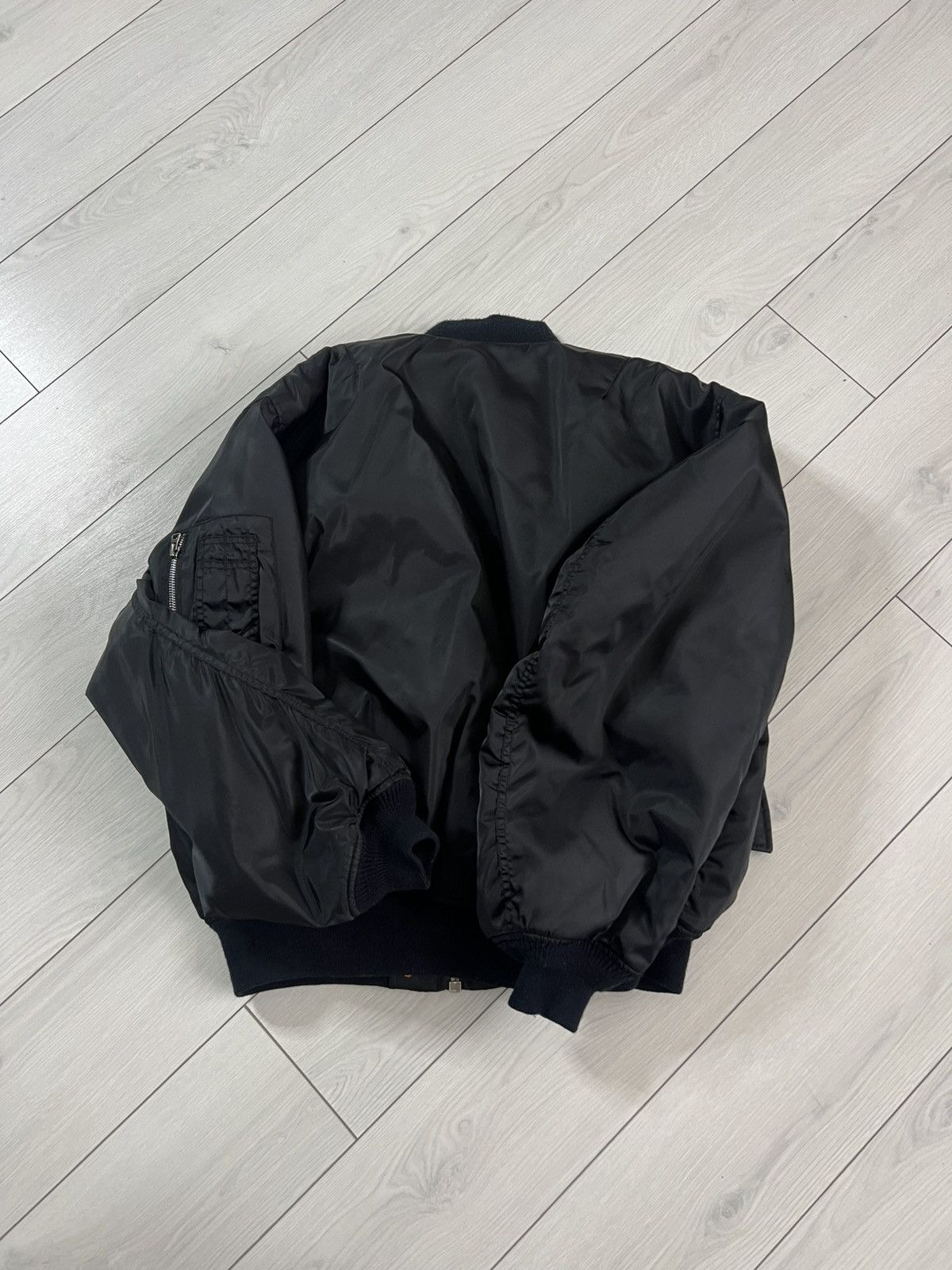 Vintage Retro MA-1 Bomber Jacket In Millitary Green Aviator Size US M / EU 48-50 / 2 - 7 Thumbnail