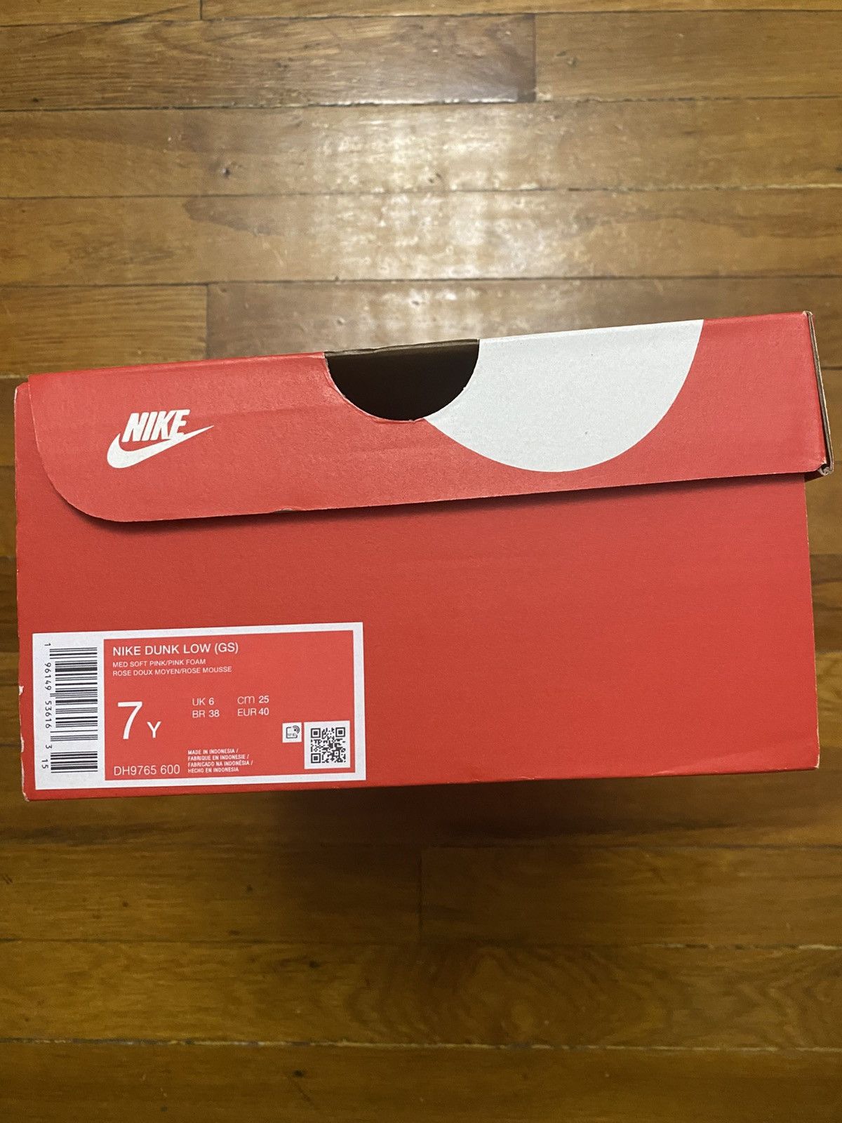 Nike Size 8.5W/7Y - Nike Dunk Low Medium Soft Pink Pink Foam Size US 8.5 / IT 38.5 - 8 Thumbnail