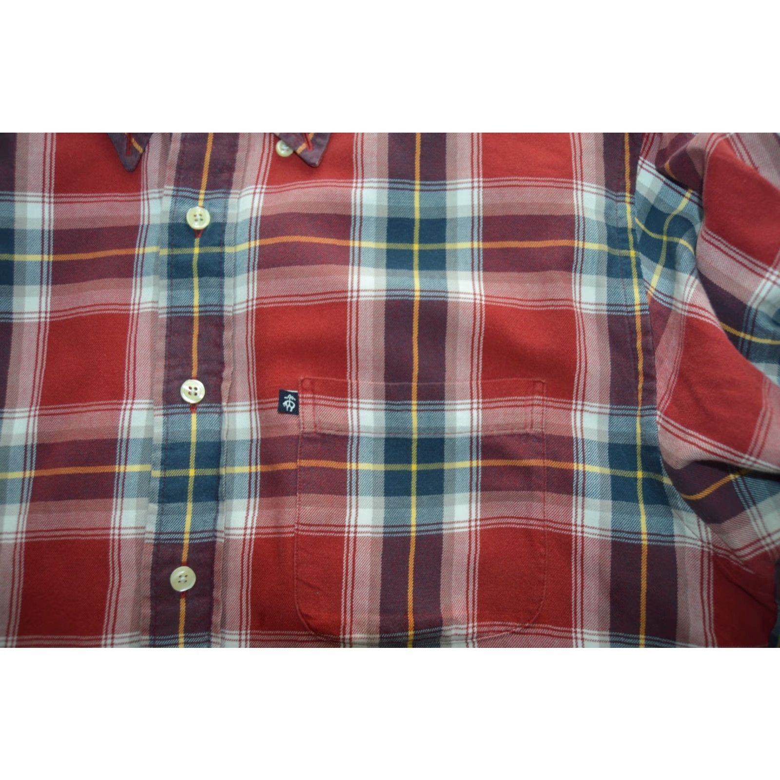 Brooks Brothers Brooks Brothers 346 Flannel Shirt Mens Red Button-Down Plaid Long Sleeve Regular Shirt Men Red Plaid Button-Up 346 Pattern: Plaid Vintage No Size US M / EU 48-50 / 2 - 3 Thumbnail