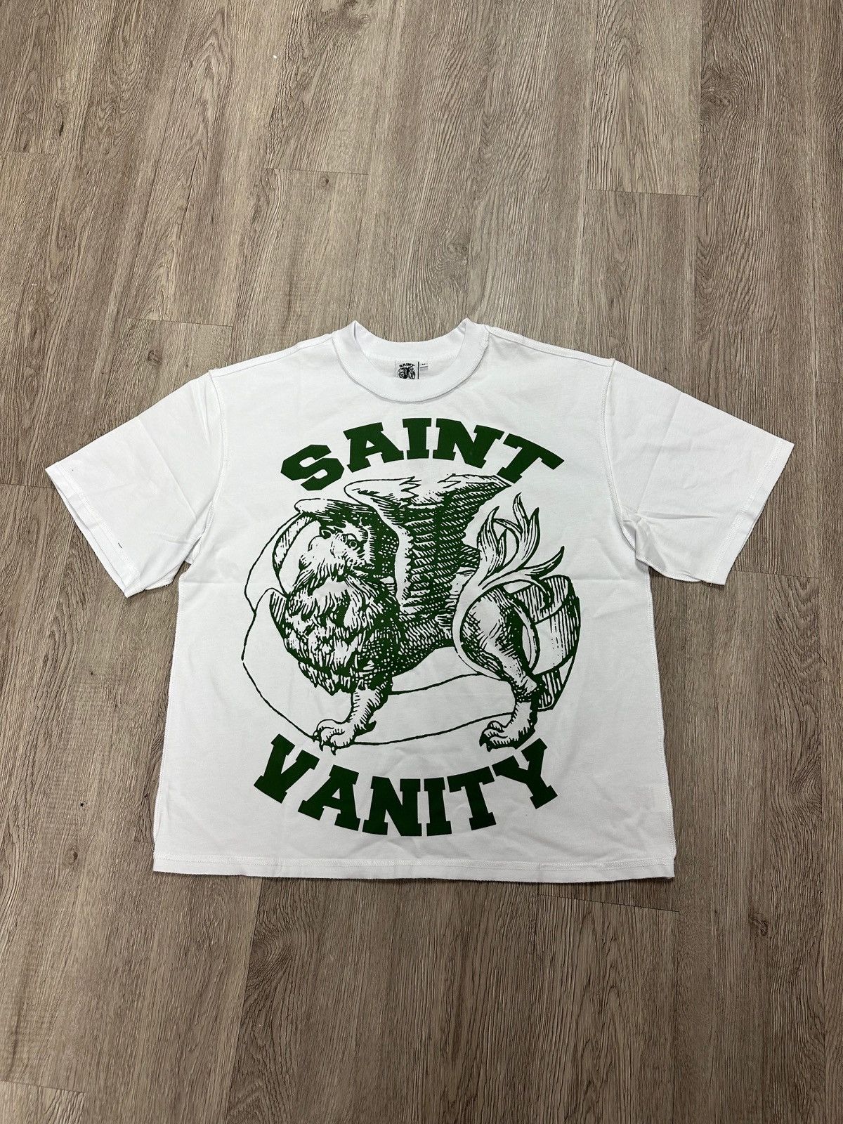 Saint Vanity Saint Vanity Griffin Tee White Green Size US S / EU 44-46 / 1 - 1 Preview