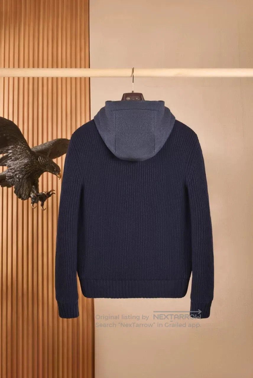 Loro Piana hooded cashmere fur lined jacket. Size US L / EU 52-54 / 3 - 3 Thumbnail