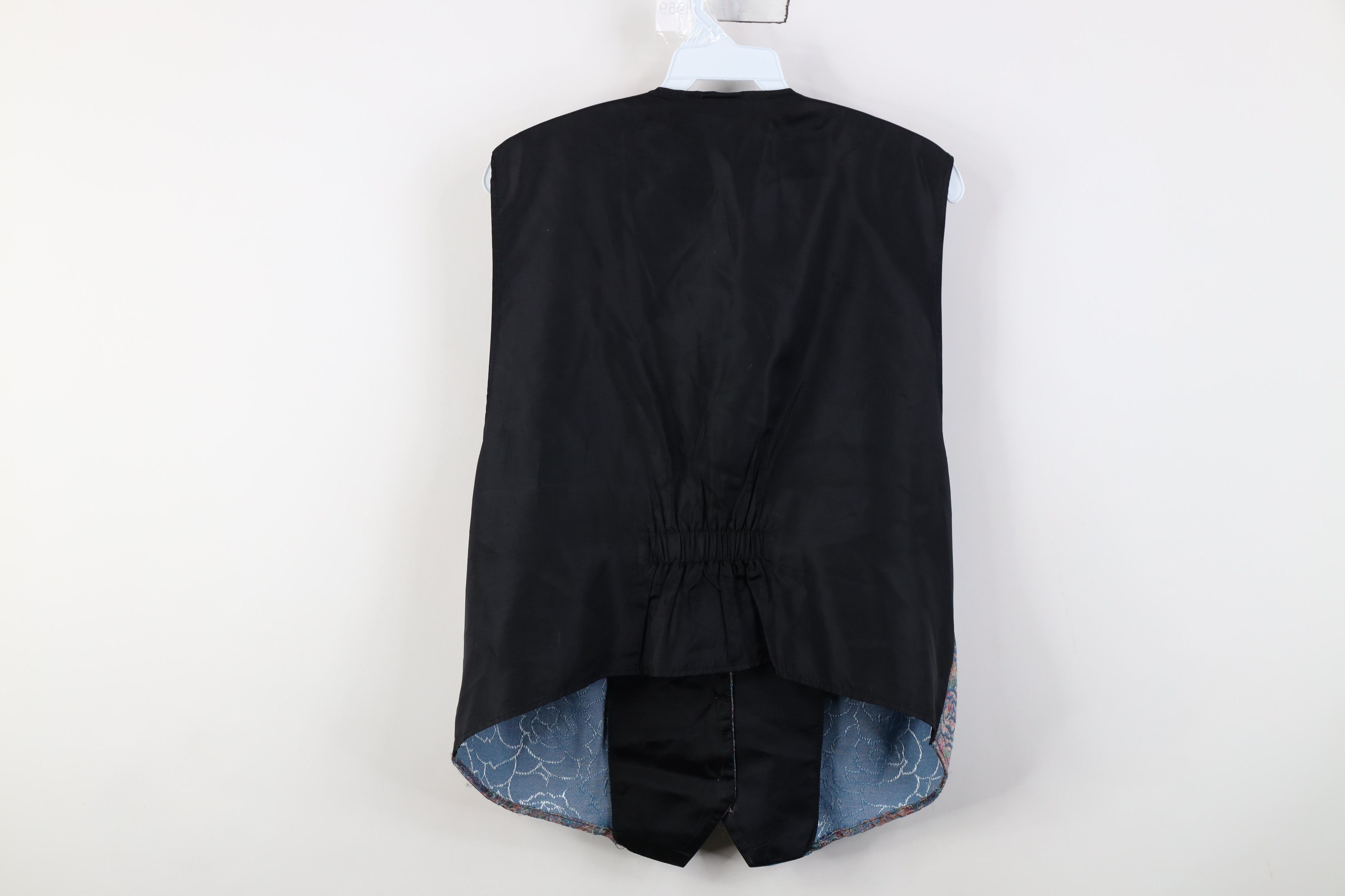Vintage Vintage 90s Streetwear Abstract Flower Vest Jacket USA Size L / US 10 / IT 46 - 13 Thumbnail