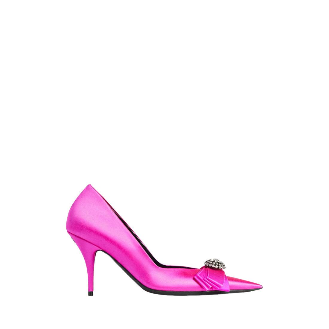 BALENCIAGA Avenue Palazzo $1350 Fuchsia 90mm Pumps New & Aut