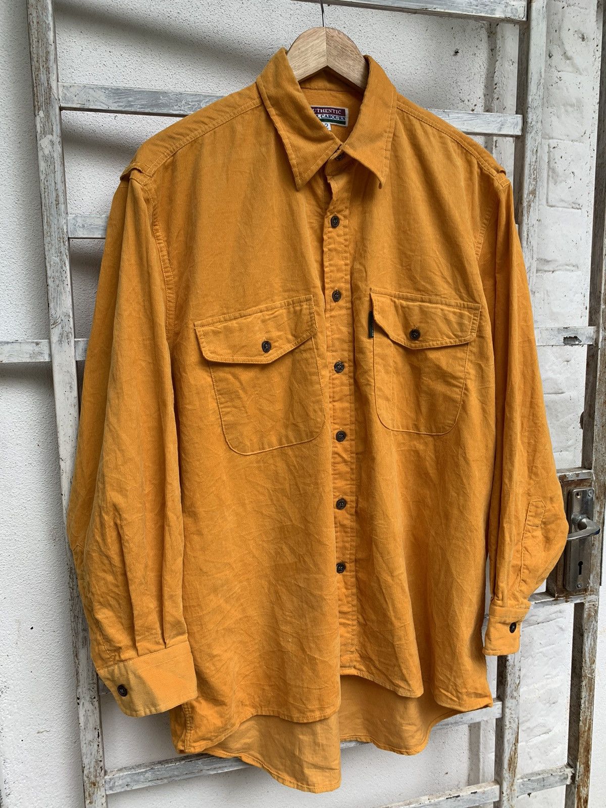 Designer × Nigel Cabourn Nigel Cabourn Button Up long Sleeve Corduroy Size US XL / EU 56 / 4 - 3 Thumbnail