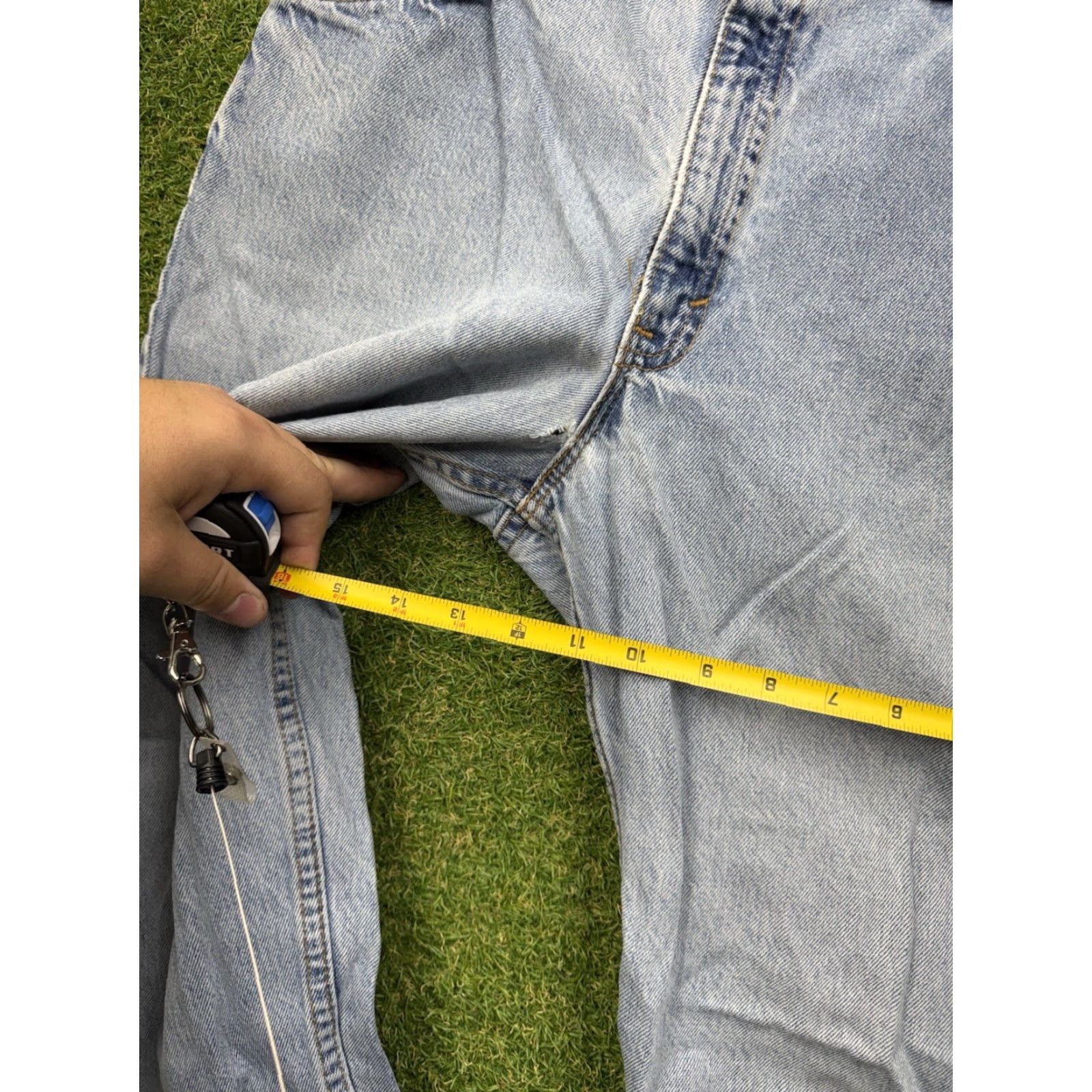 Levi's VINTAGE Levi's 560 Jeans 36x30 Tapered Blue USA Made 90s Mens Size US 36 / EU 52 - 5 Thumbnail