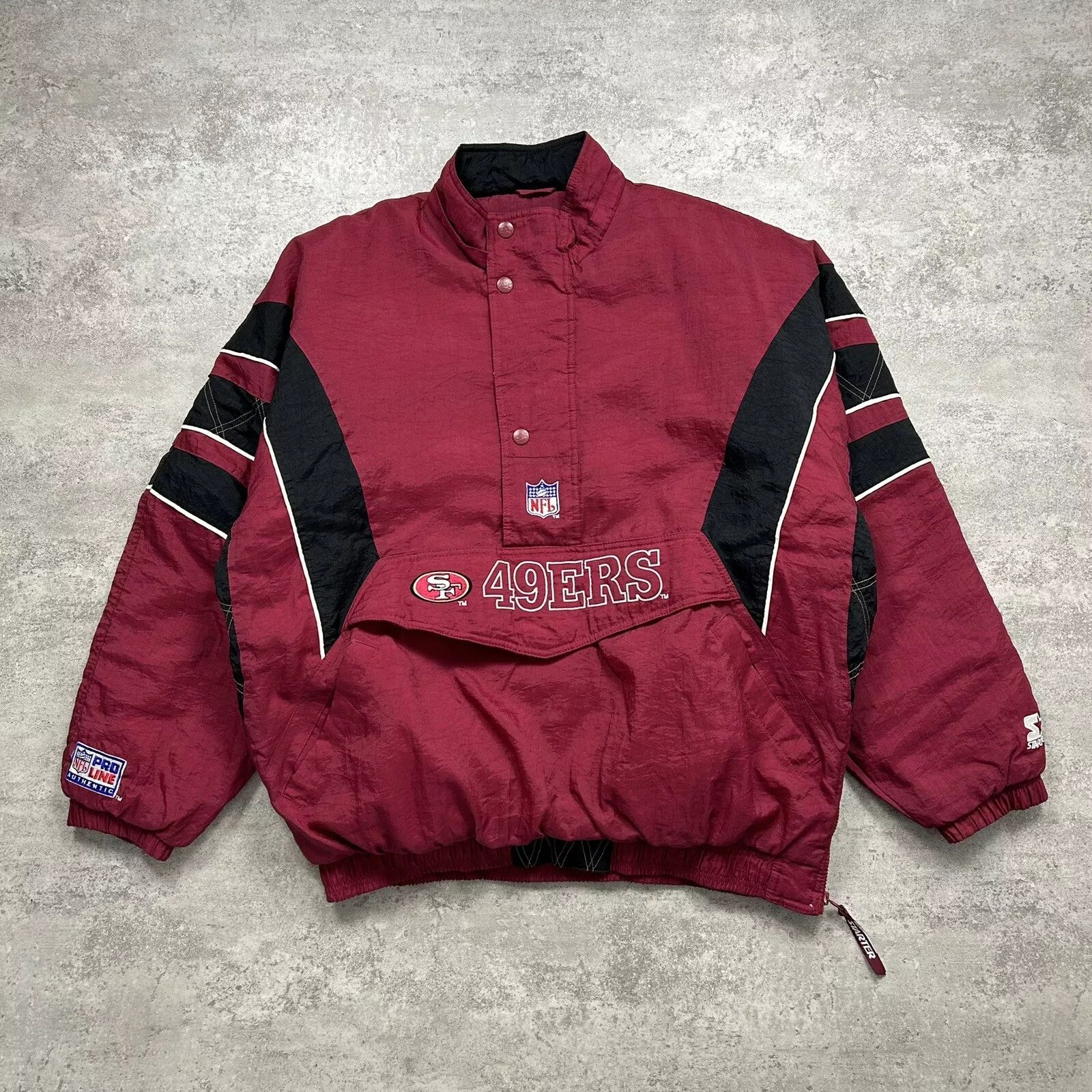NFL × Starter × Vintage SAN FRANCISCO 49ERS STARTER PUFFER JACKET SIZE XXL 2XL Size US XXL / EU 58 / 5 - 2 Thumbnail