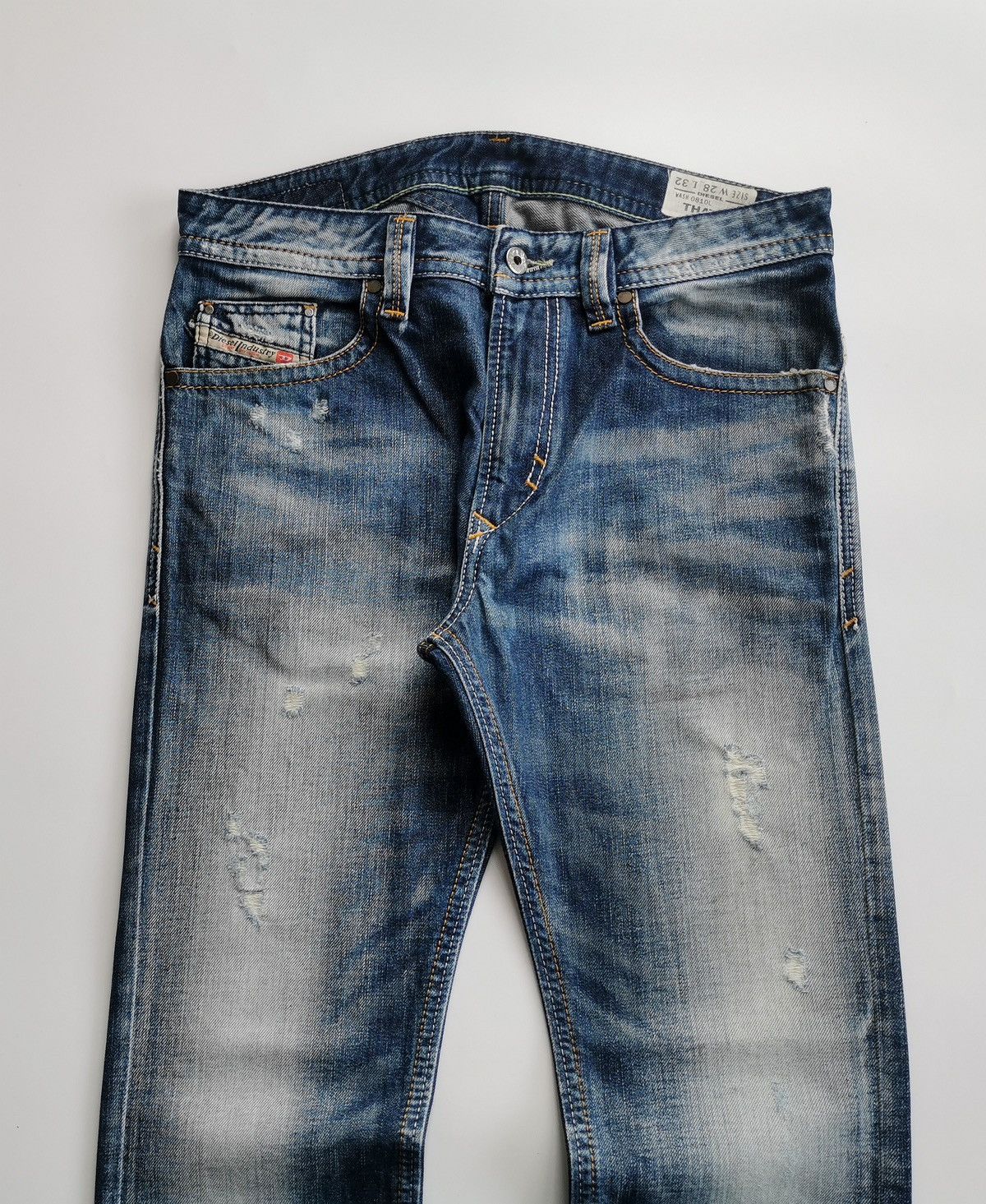 Diesel Diesel Thavar Distressed Denim Jeans Size US 31 - 2 Thumbnail