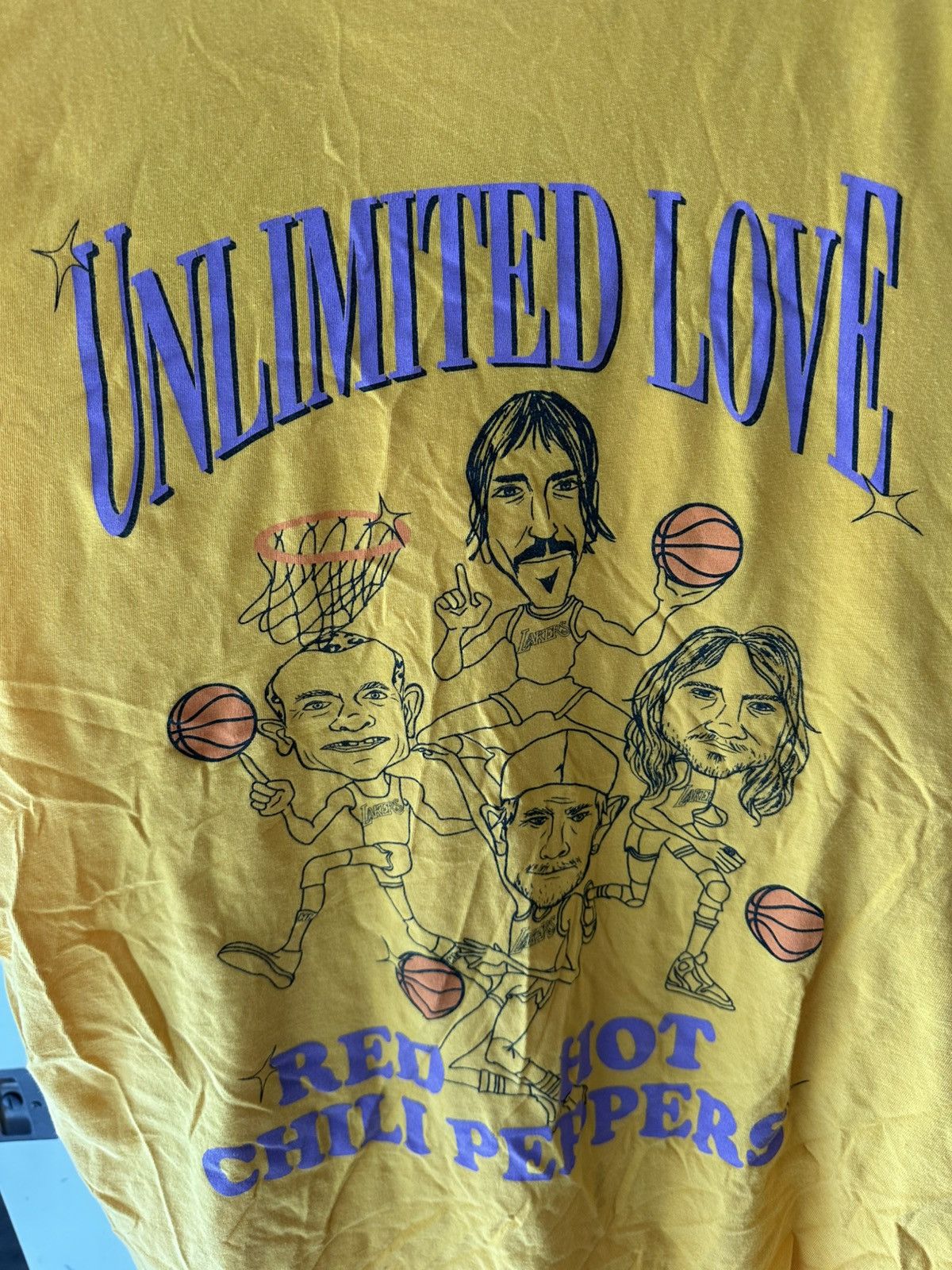 Other Red Hot Chili Peppers LAKERS NBA tee Size US XL / EU 56 / 4 - 2 Thumbnail