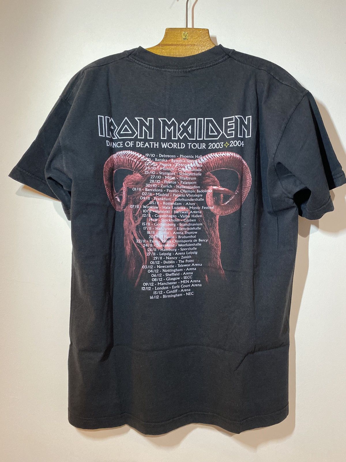 Band Tees × Vintage Vintage early 03 Iron maiden Dance of death shirt Size US XL / EU 56 / 4 - 5 Thumbnail