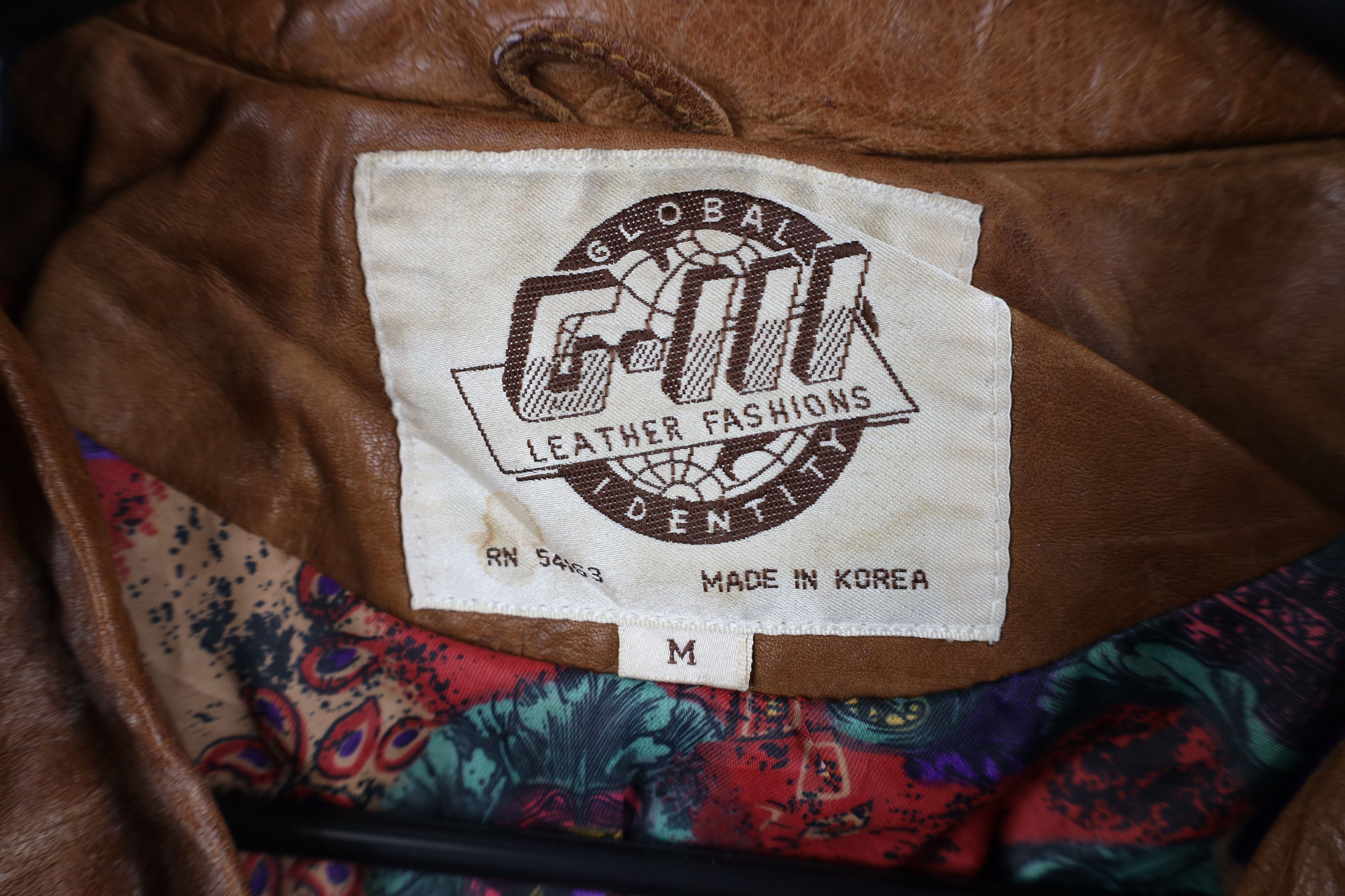 Vintage Vintage 90s Streetwear Lined Leather Bomber Jacket Size M / US 6-8 / IT 42-44 - 9 Thumbnail