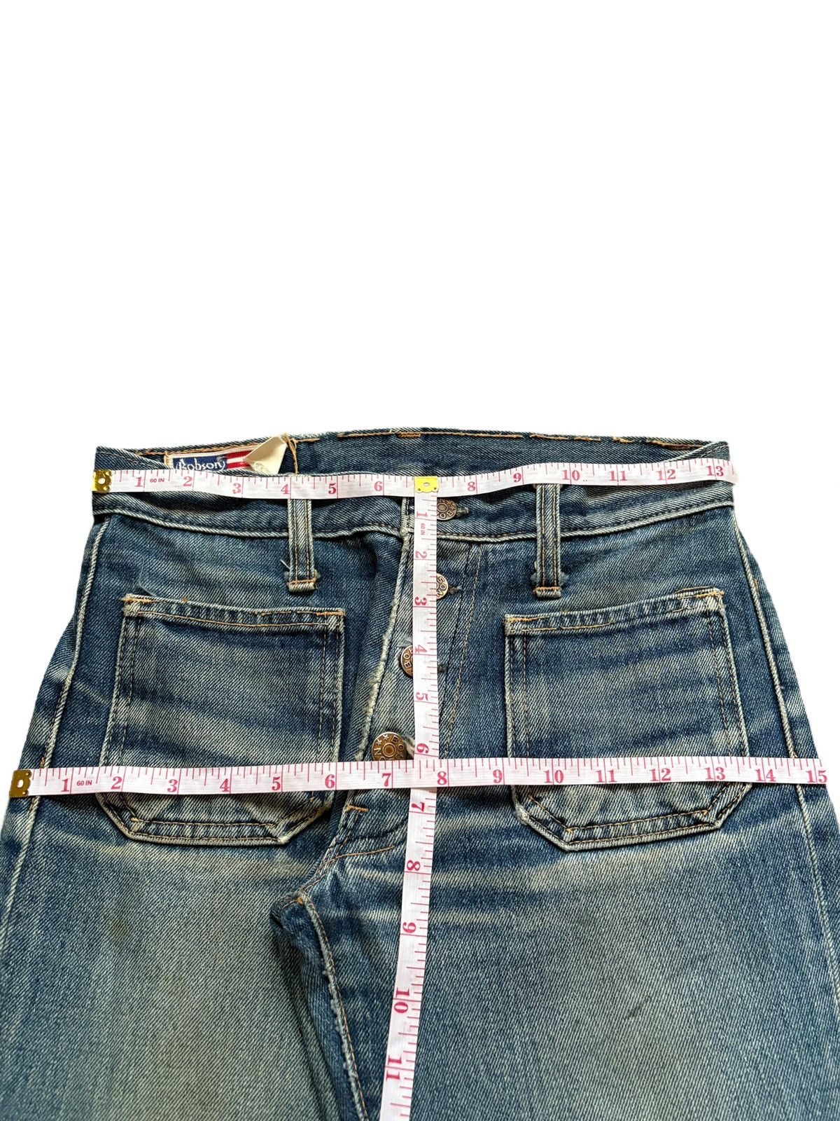 Japanese Brand Vintage Japanese Brand Mud Wash Bush Pant Bellbottom Jeans Size 27" / US 4 / IT 40 - 11 Thumbnail