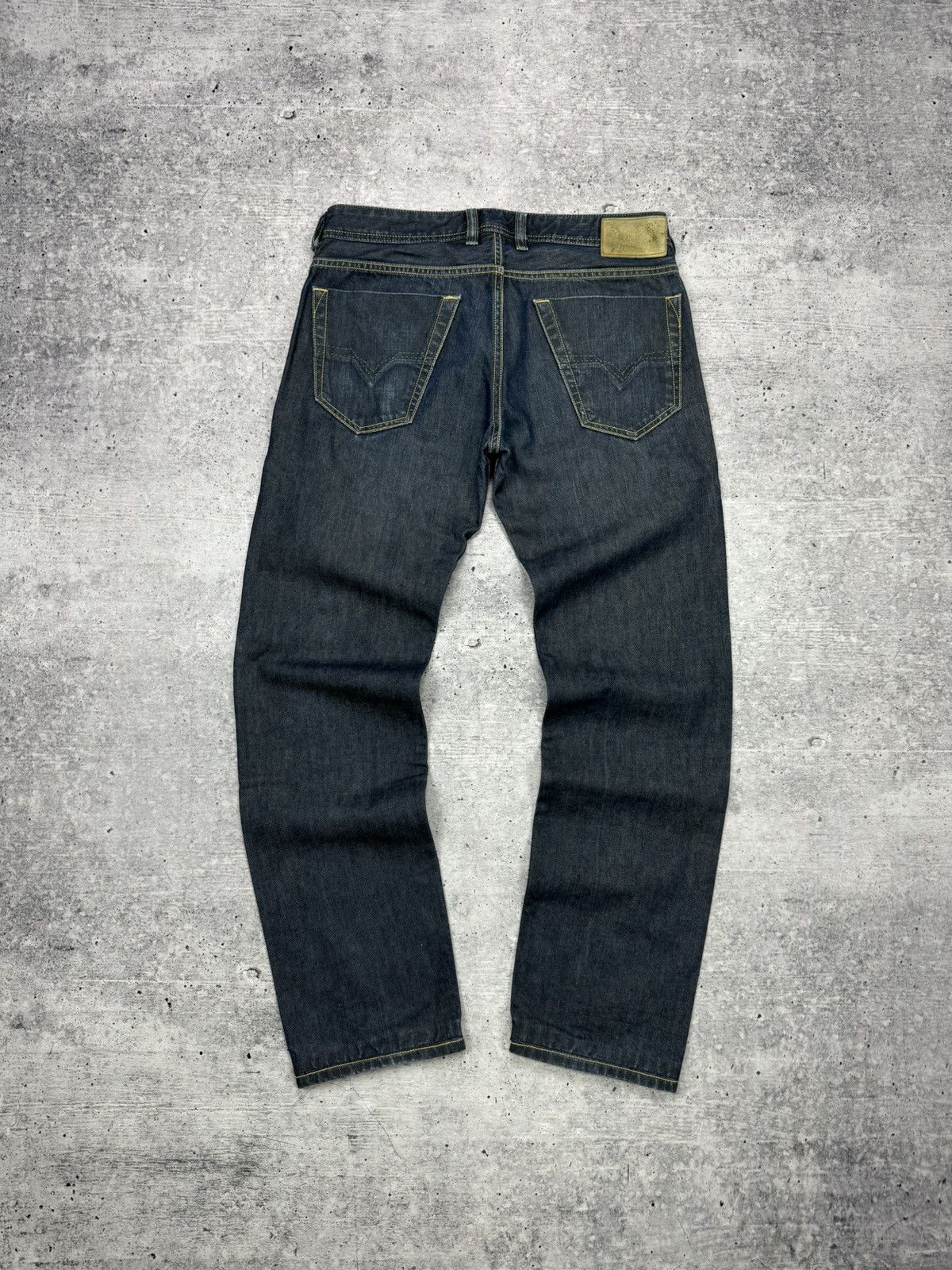 Diesel Vintage Diesel 90’s Y2K Style Classic Dark Blue Jeans Pants Size US 31 - 1 Thumbnail
