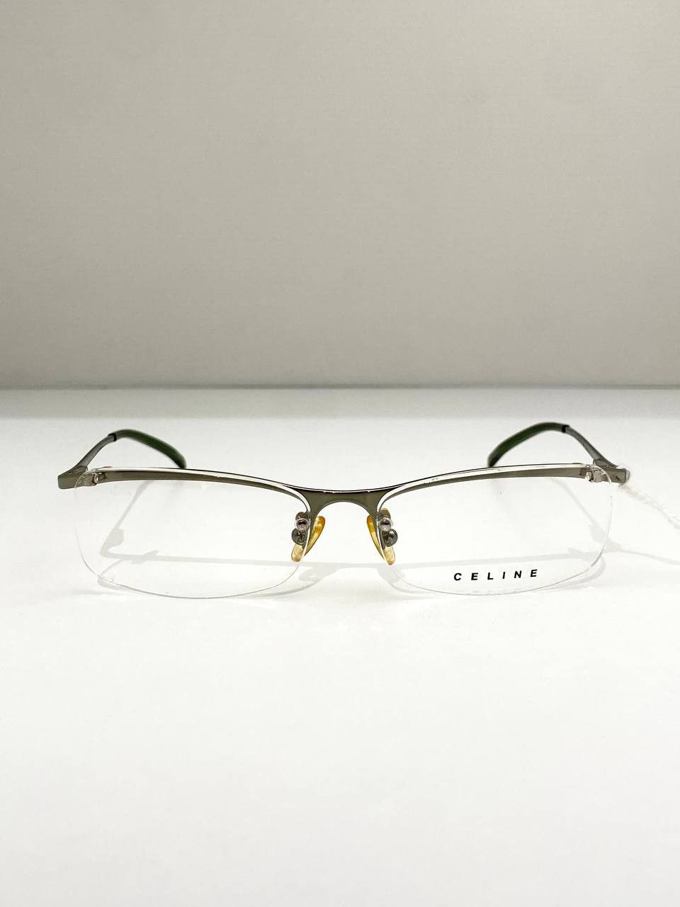 Celine Celine Logo Rimless Retro Square Vintage Eyeglasses Y2K Size ONE SIZE - 8 Thumbnail