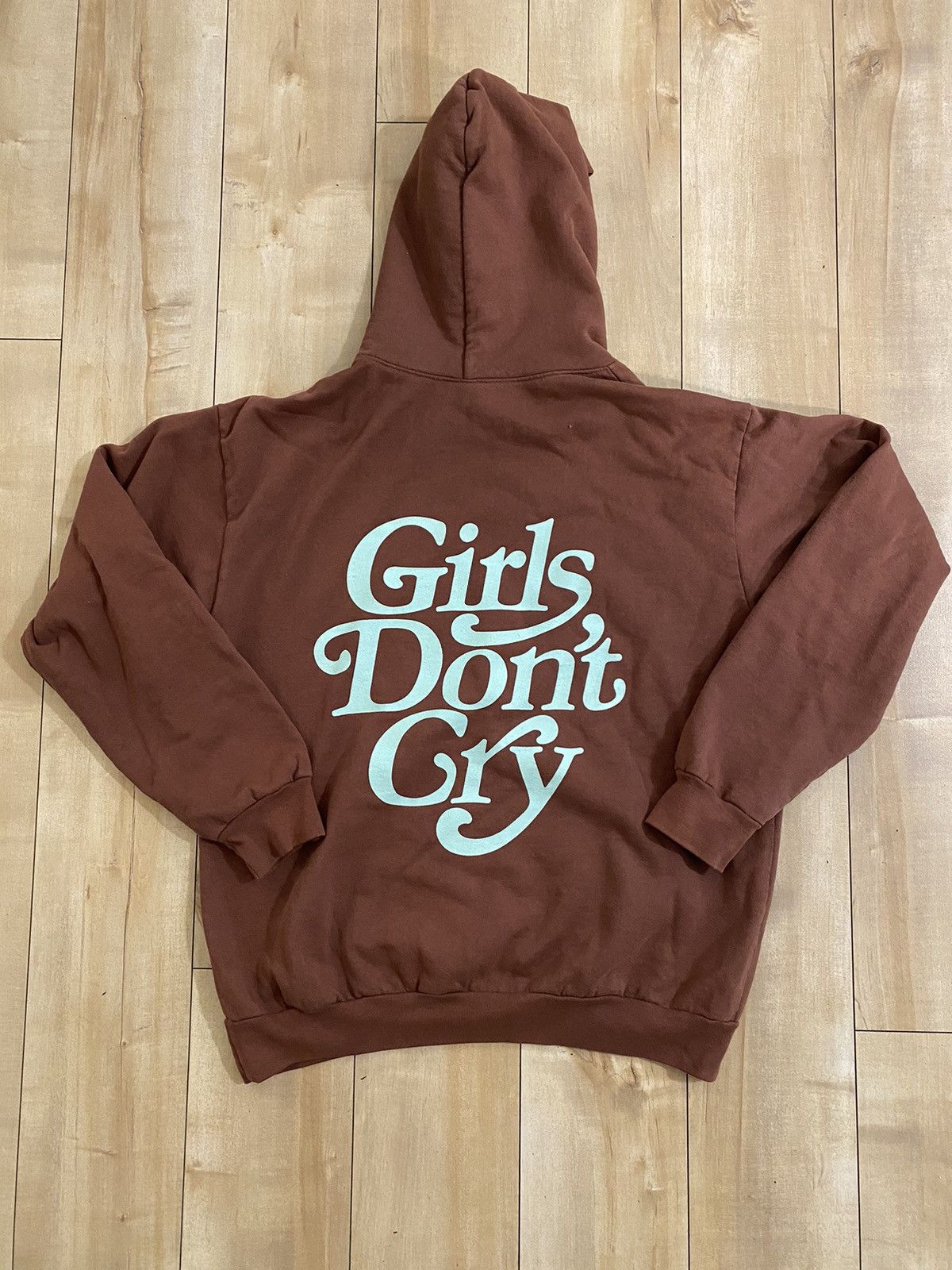 Girls Dont Cry Girls Dont Cry Brown Hoodie | Grailed