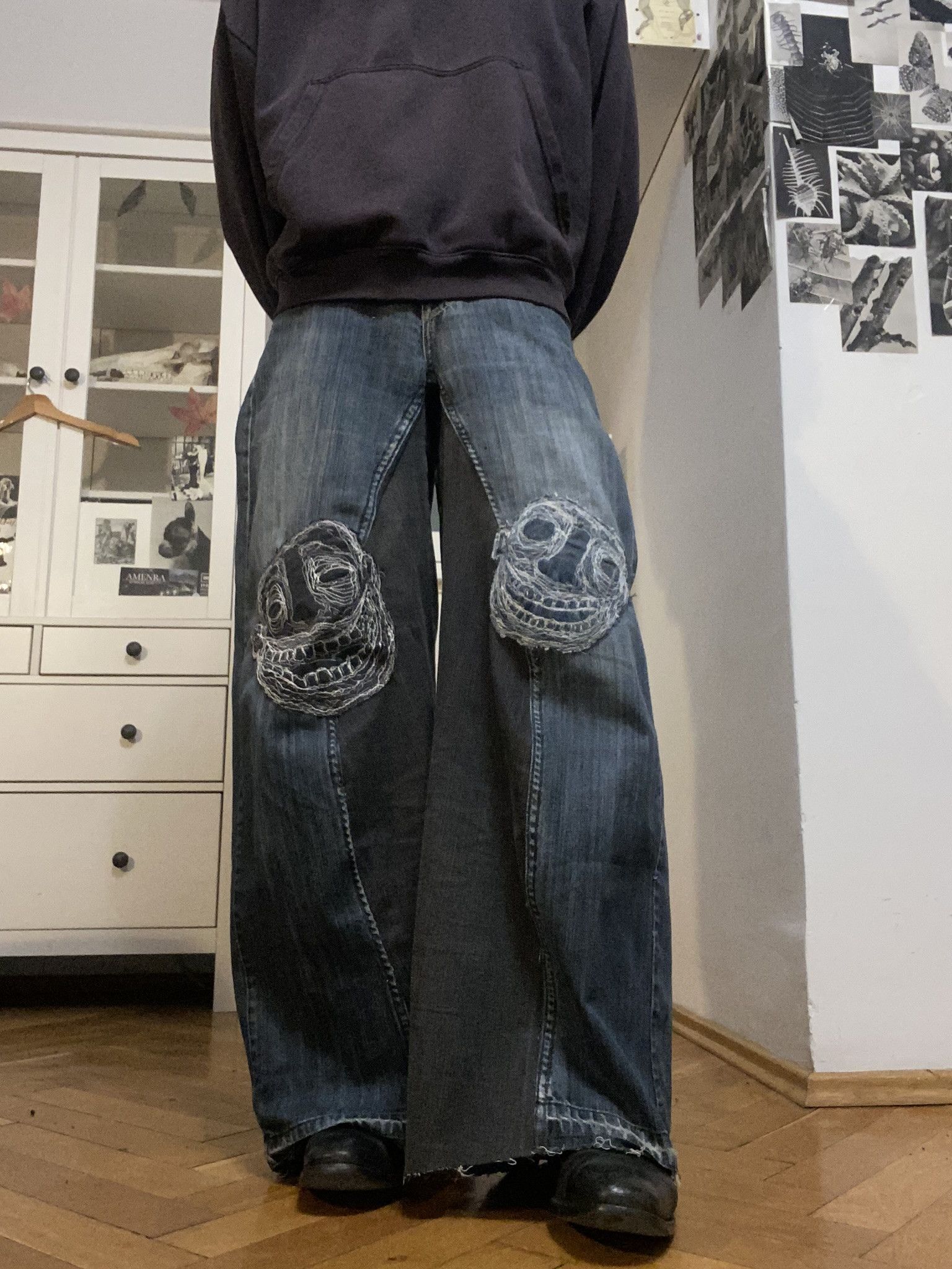 Kapital × Number (N)ine × Vintage Vintage repaired kapital apex twin inspired flared patchwork Size US 34 / EU 50 - 2 Thumbnail