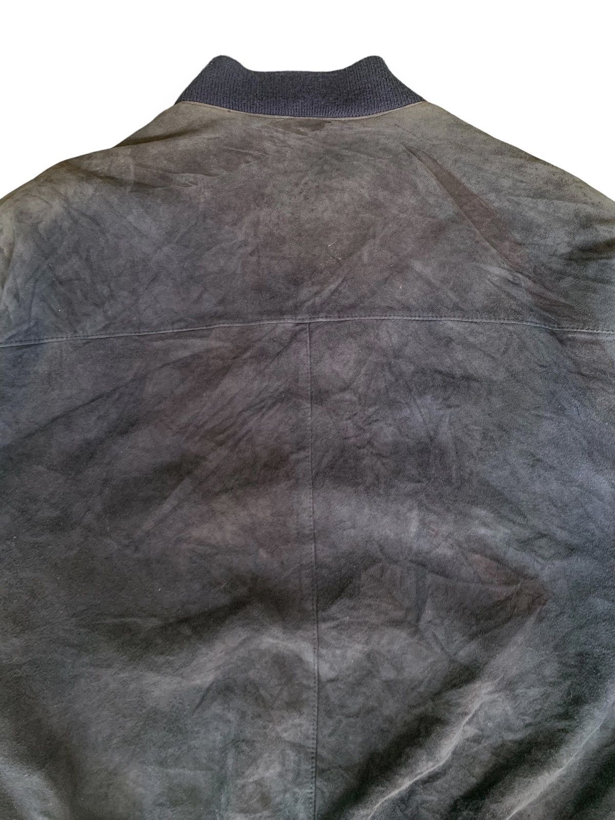 Carlo Palazzi Vintage Carlo Palazzi Faded Suede Sheepskin Bomber Jacket Size US L / EU 52-54 / 3 - 12 Thumbnail