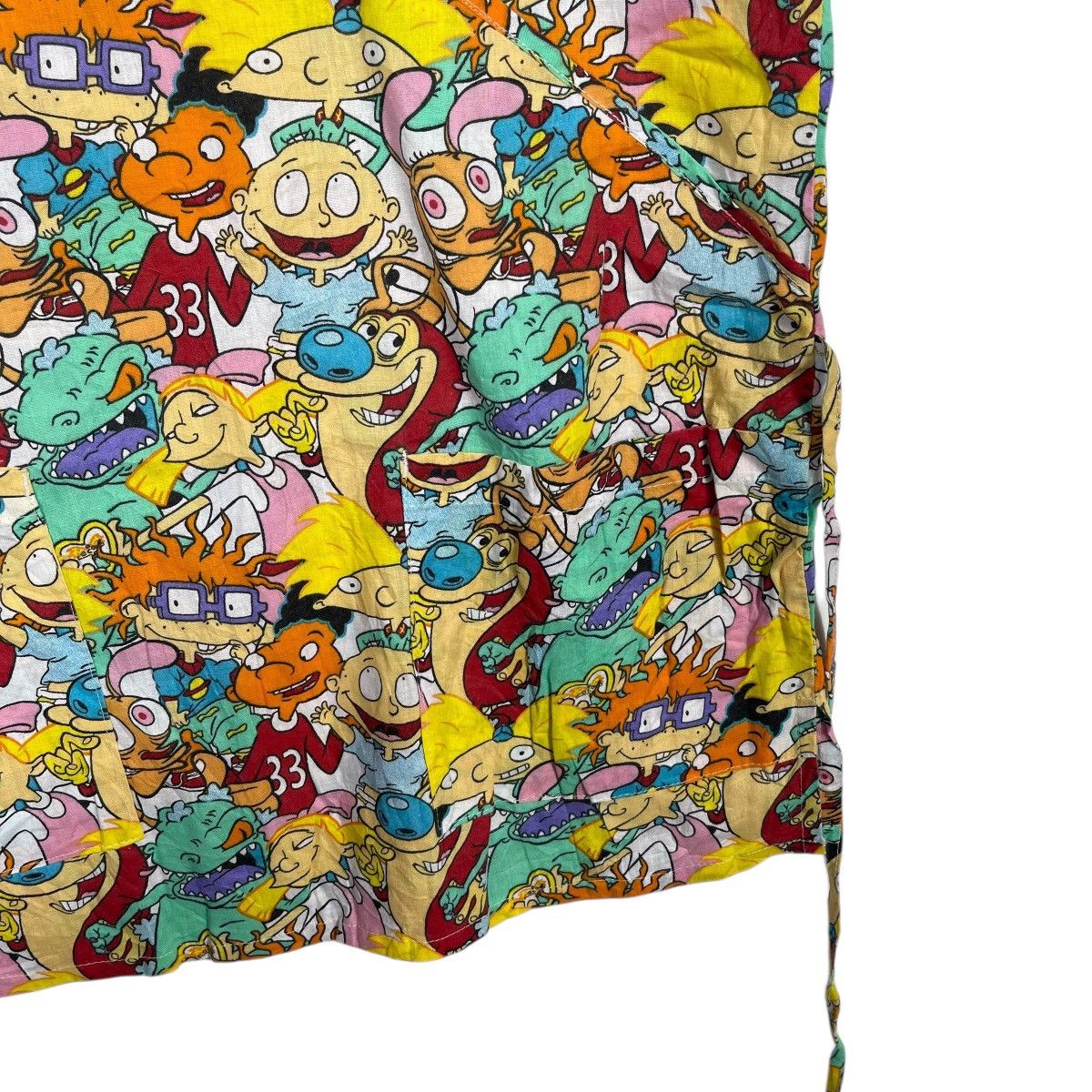 Nickelodeon Nickelodeon Rugrats Ren & Stimpy All Over Print Scrub Top Size M / US 6-8 / IT 42-44 - 6 Thumbnail