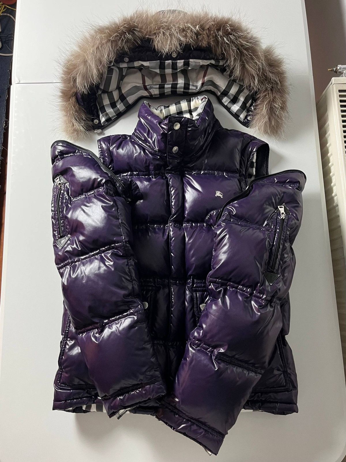 Burberry 00’ Japanese Burberry fur puffer jacket Size US S / EU 44-46 / 1 - 8 Thumbnail