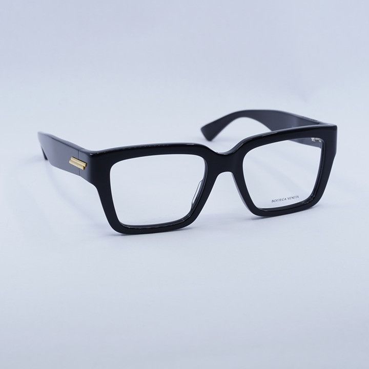 Bottega Veneta Bottega Veneta BV1153O 005 Eyeglasses Black 51mm Square Size ONE SIZE - 5 Thumbnail