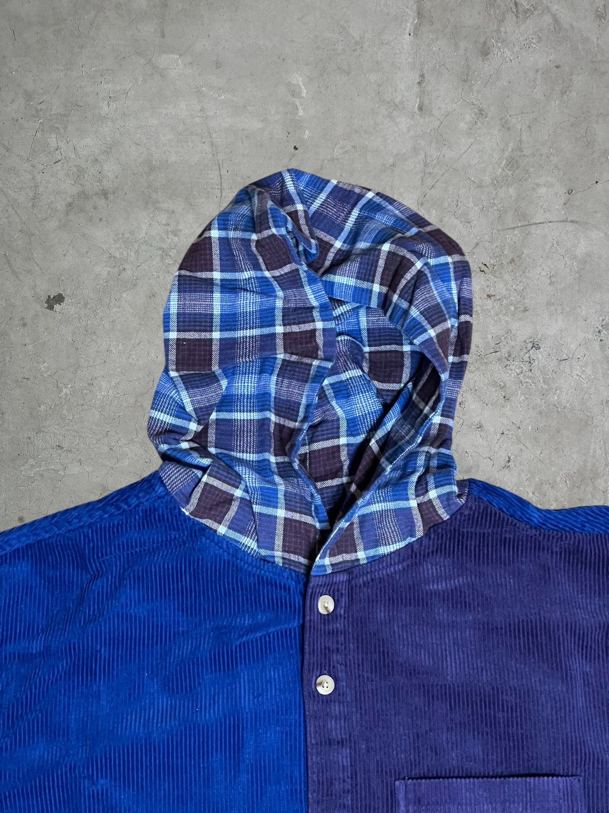 Supreme SS/17 Supreme Hooded Color Block Corduroy Shirt Size US XL / EU 56 / 4 - 5 Thumbnail