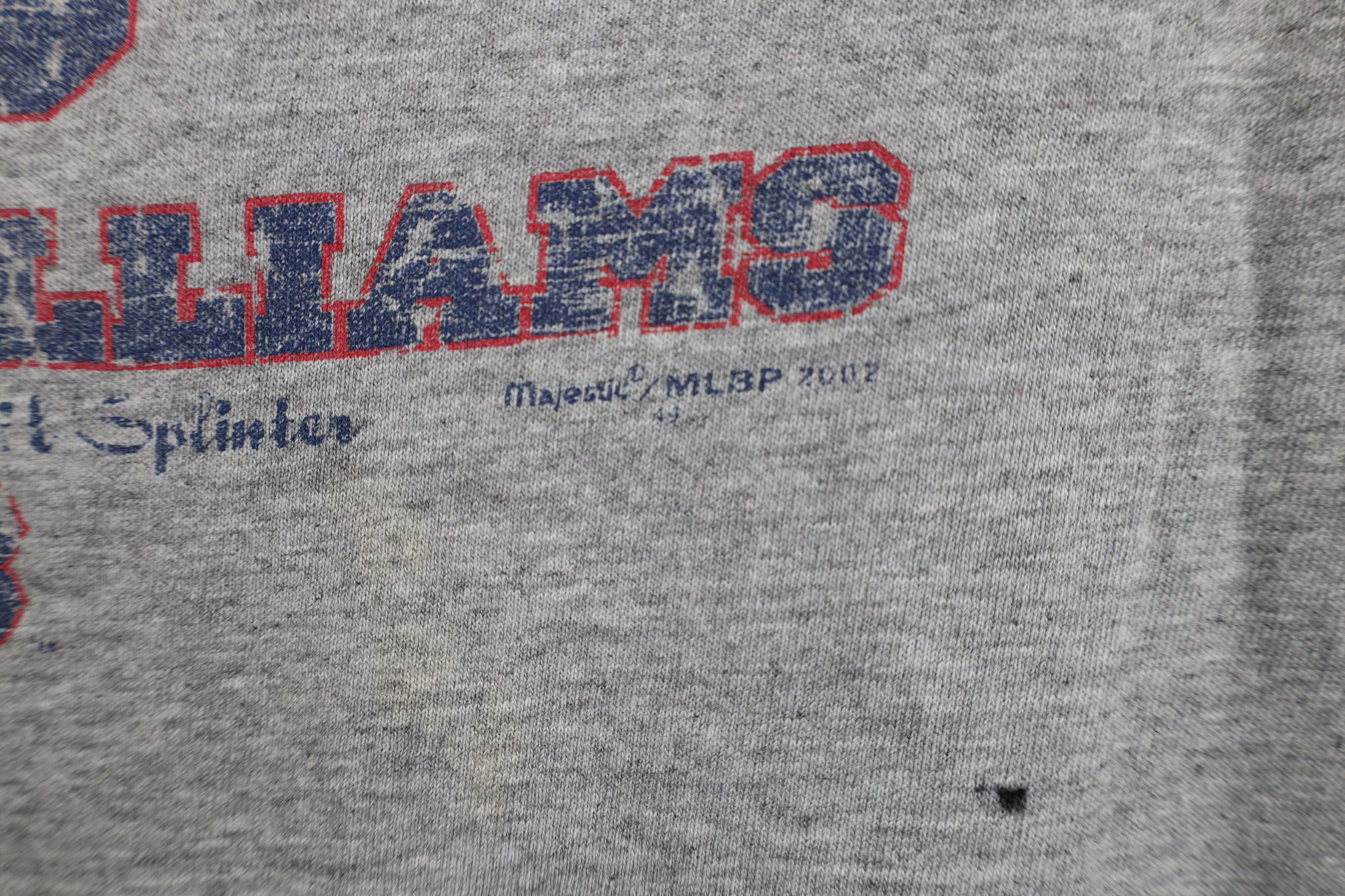 Majestic Vintage Y2K 2002 Majestic Boston Red Sox T-Shirt Gray Size US XL / EU 56 / 4 - 6 Thumbnail