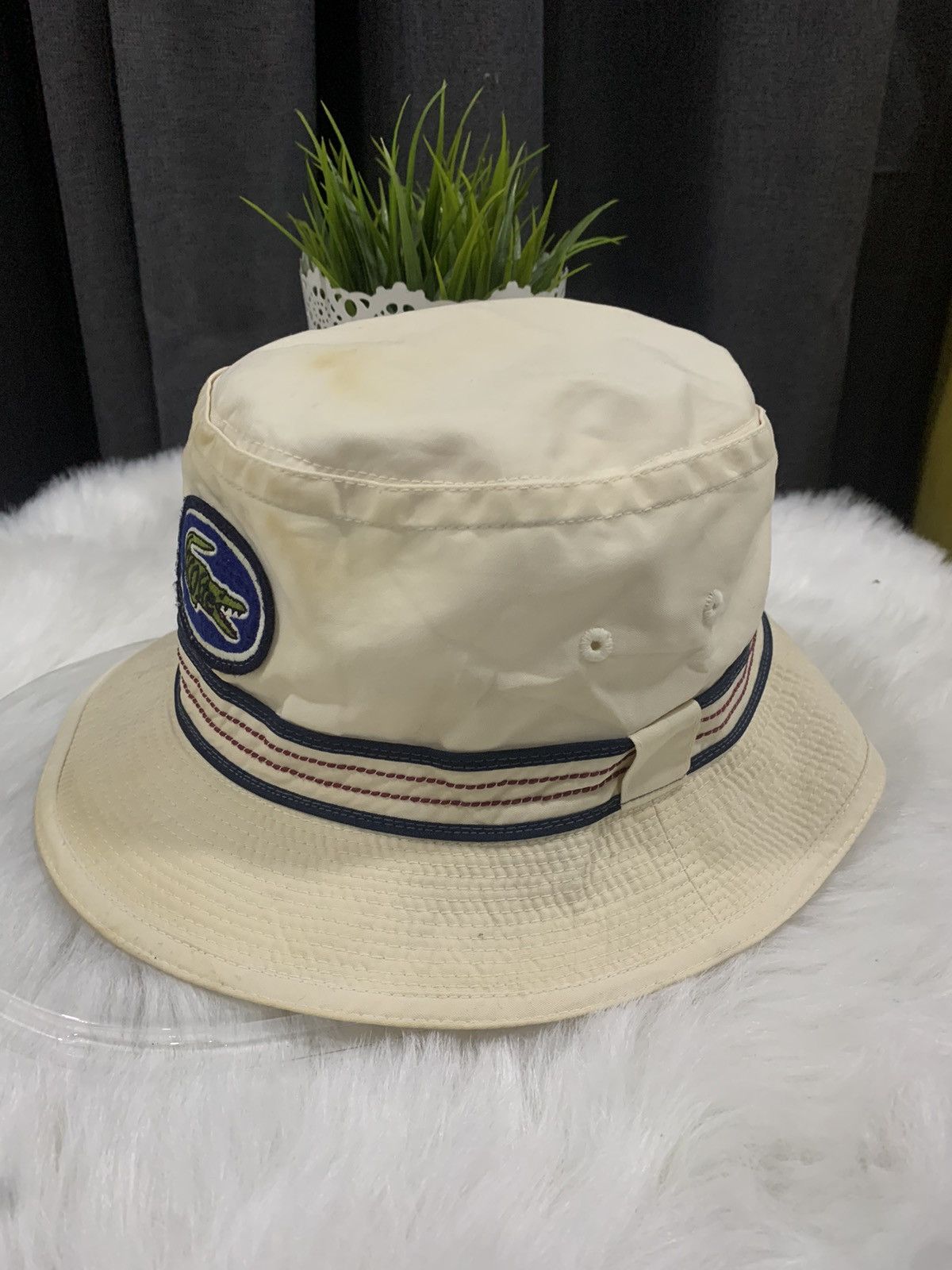Lacoste × Vintage VINTAGE!! Bucket Hat LACOSTE Size ONE SIZE - 2 Thumbnail