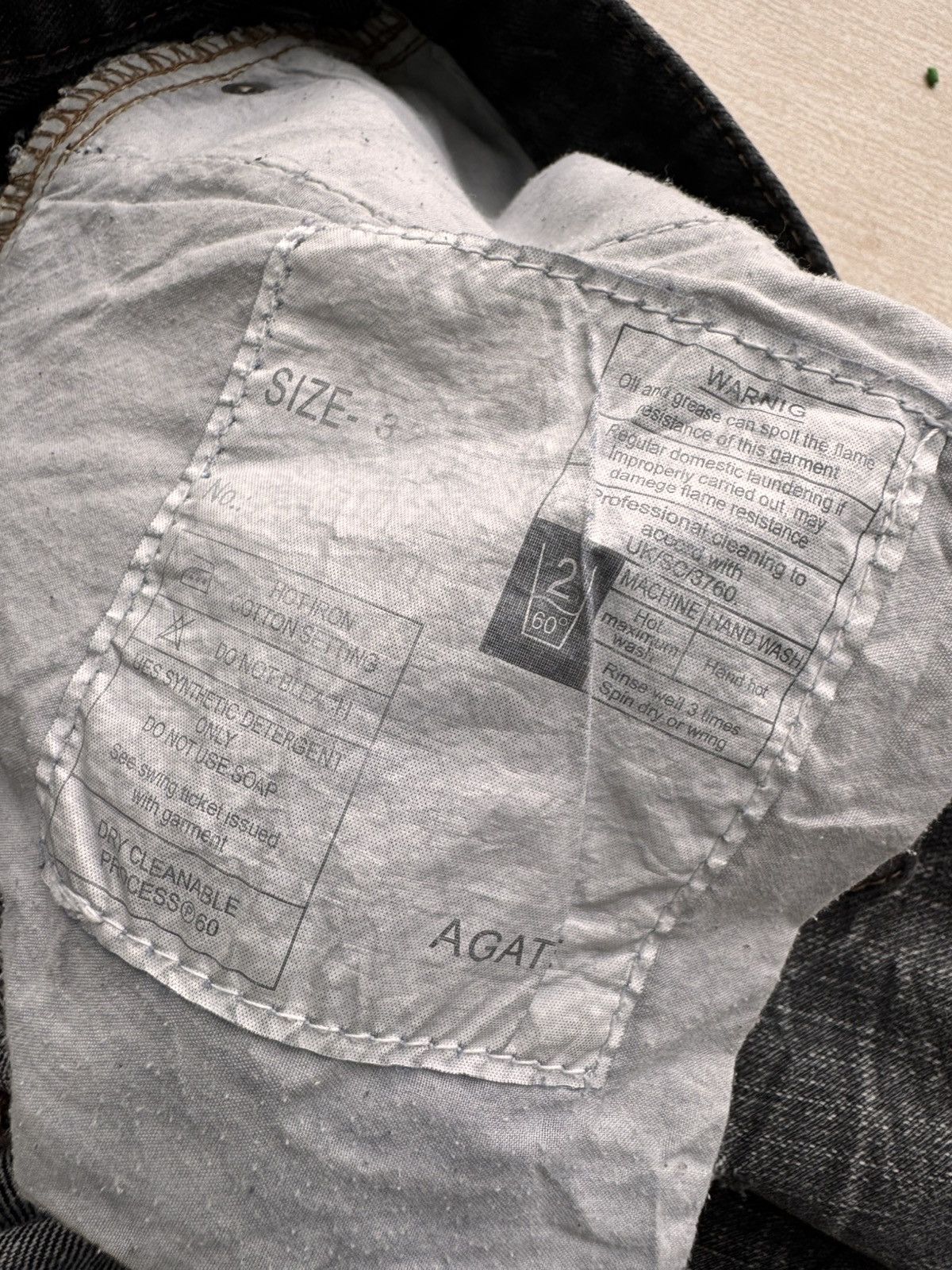 HyperDenim 🔥Achival Japanese Brand AGAT Distressed Flare Jeans Size US 32 / EU 48 - 12 Thumbnail