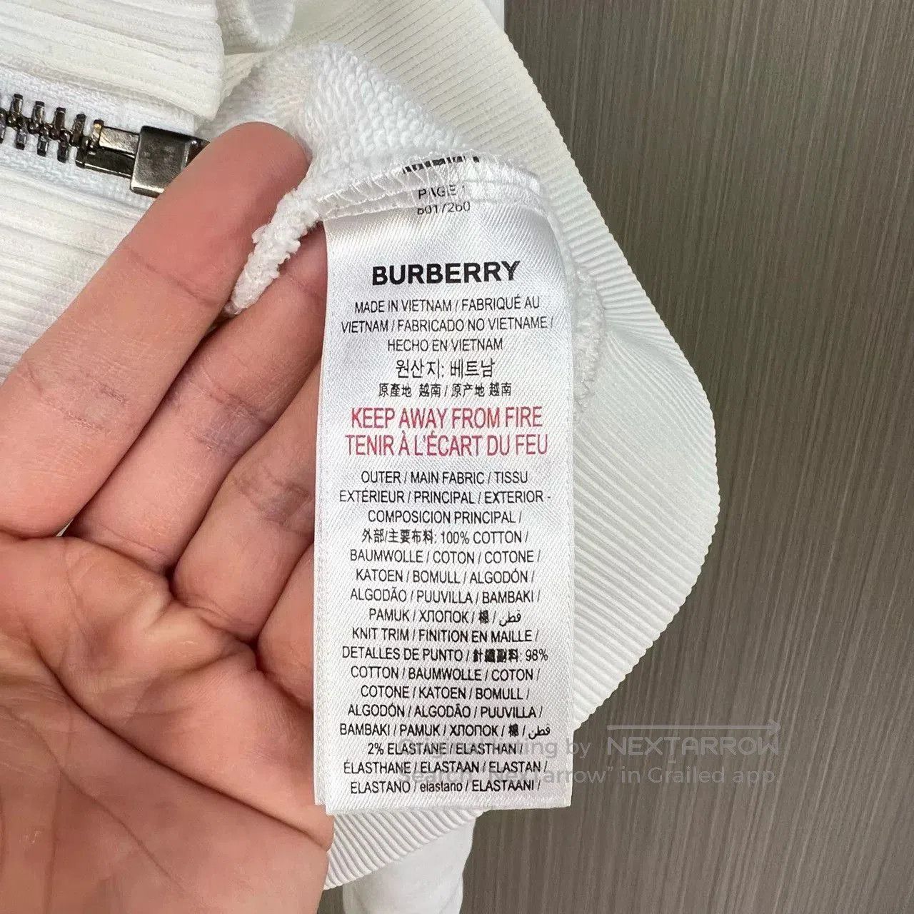 Burberry burberry embroidered tb zip hoodie. Size US S / EU 44-46 / 1 - 6 Thumbnail